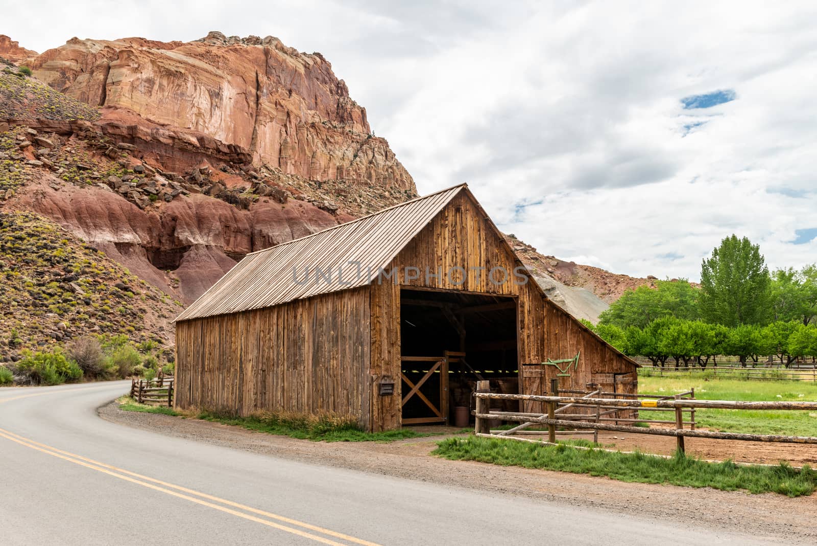 Pendleton-Jorgenson-Gifford Barn in Capital Reef National Park, Utah