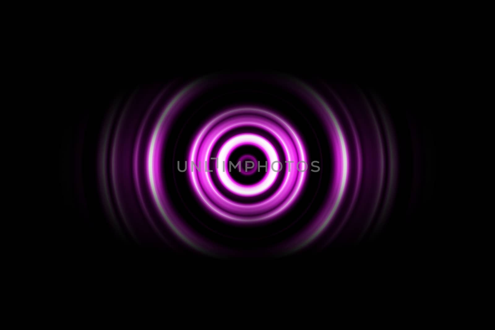 Purple digital sound wave or circle signal, abstract background by mouu007