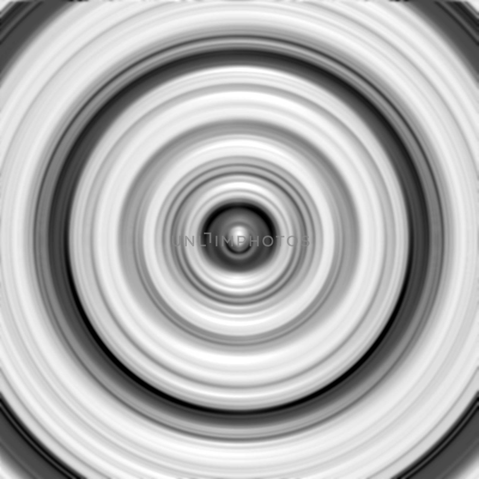 Abstract background, blurred white circle spin