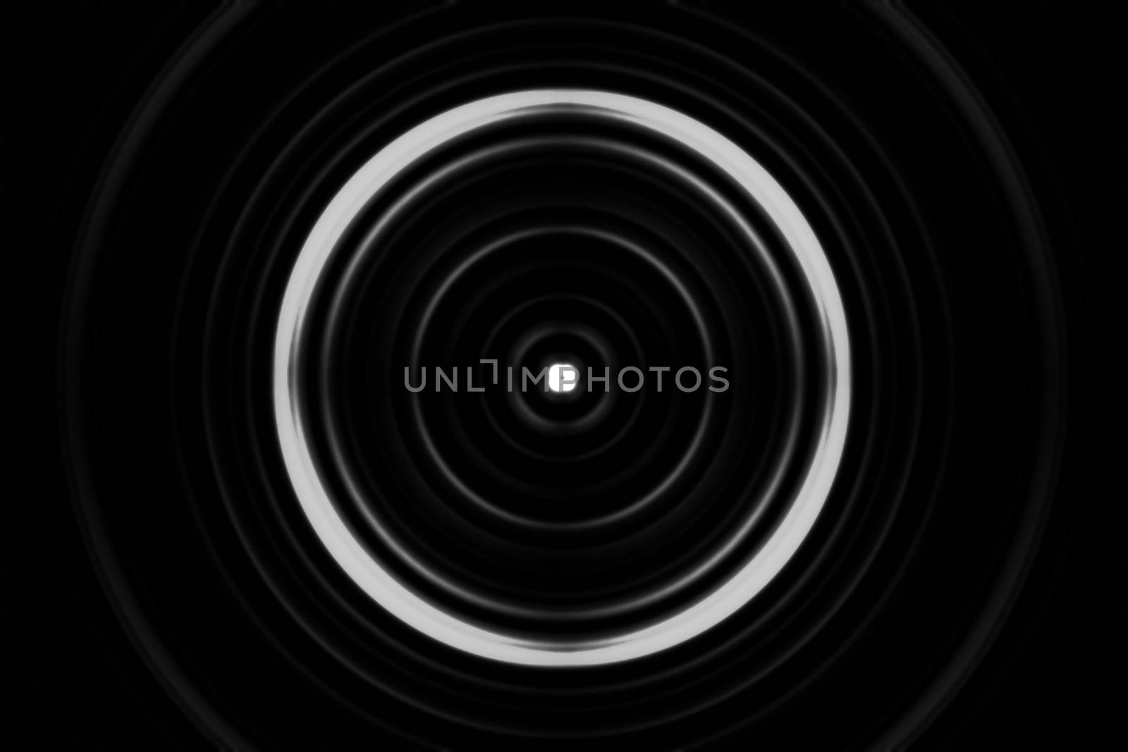 Abstract background, blurred white ring