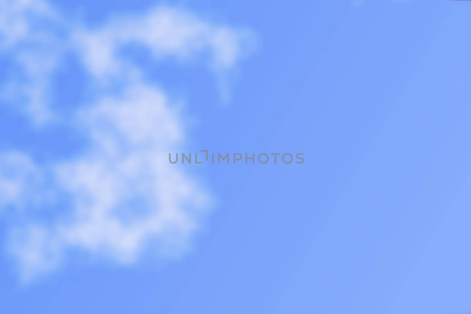 Soft white clouds with blue sky, abstract background by mouu007