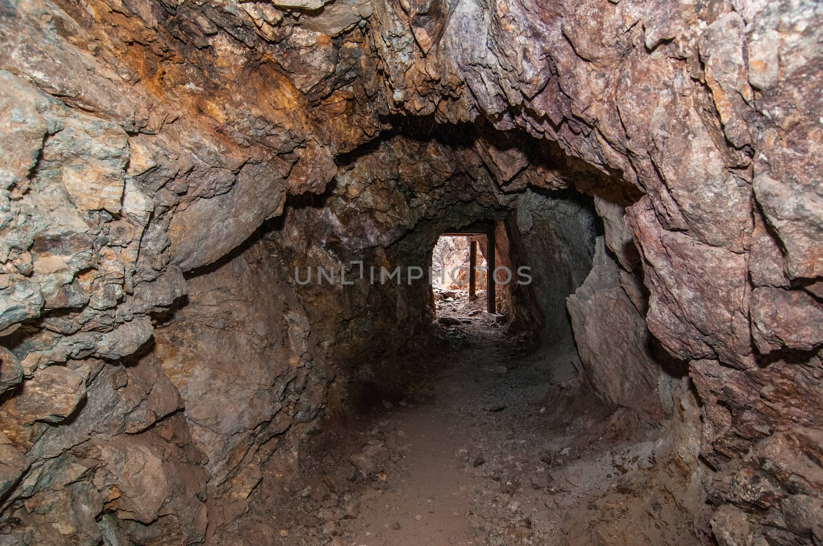 Abandoned mine entrance in Death Valley, California by Njean