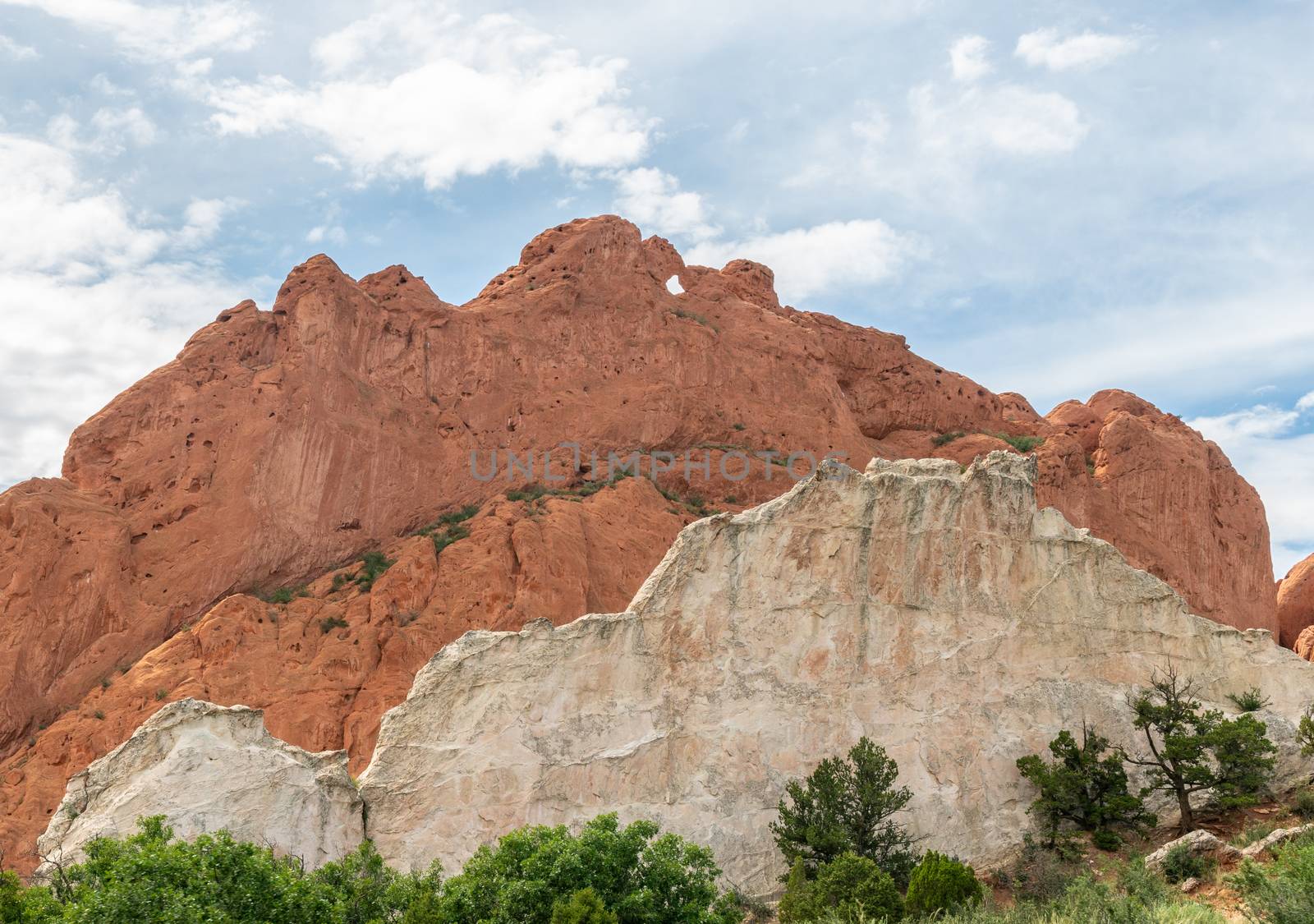 Kissing Camels atop North Gateway Rock along the Central Garden Trail in Garden of the Gods, Colorado by Njean