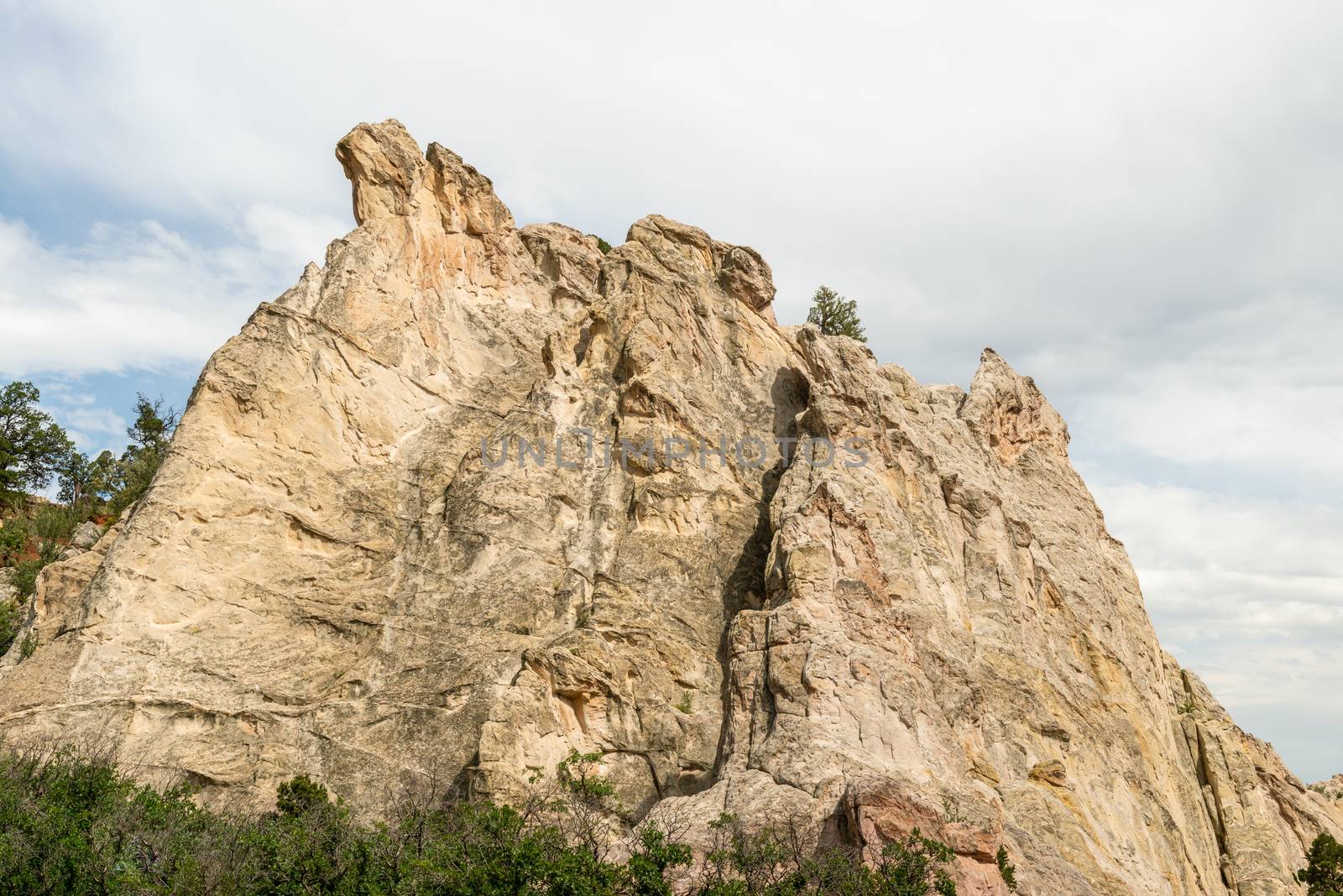 White Rock along Central Garden Trail in Garden of the Gods, Colorado