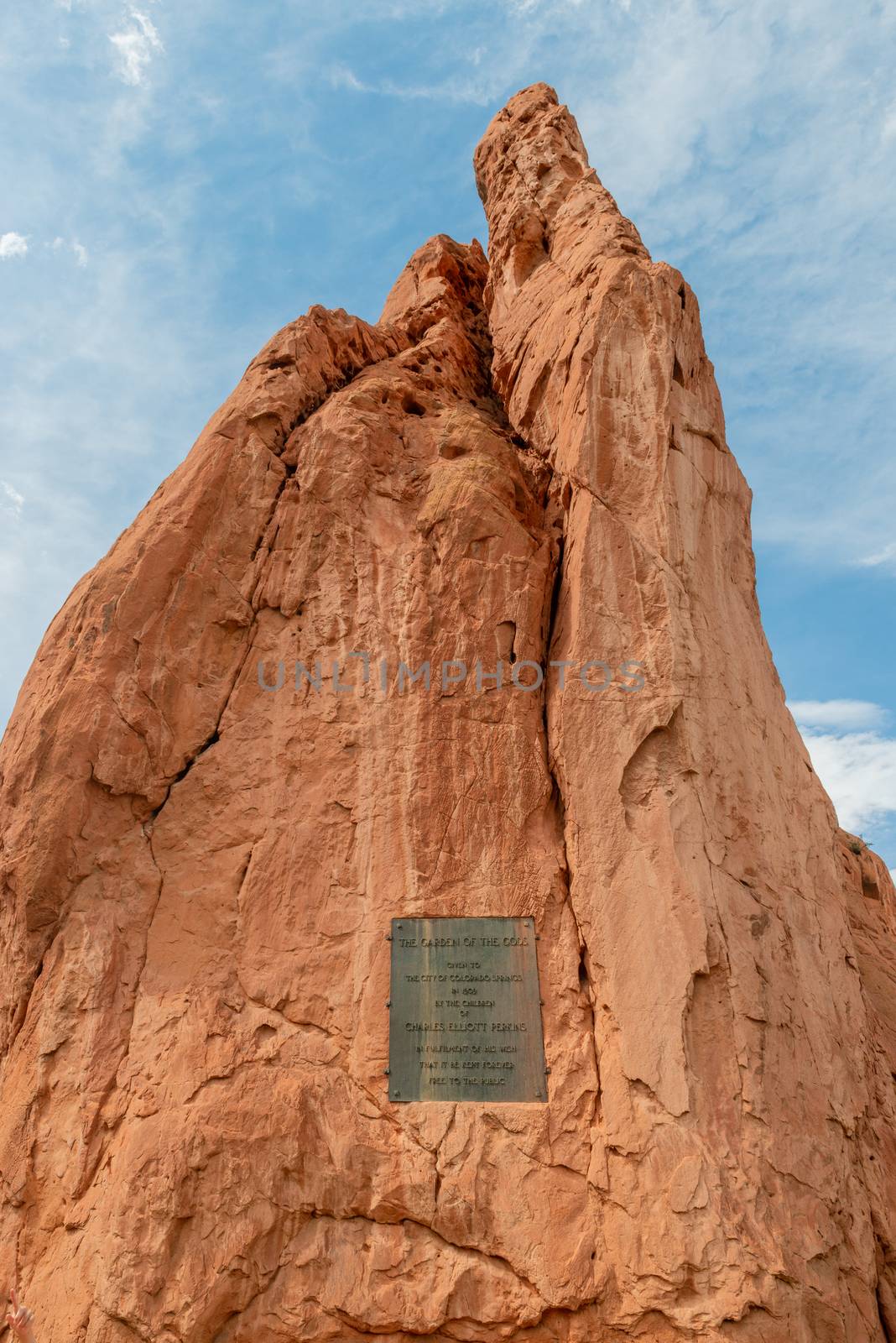 Signature Rock along Central Garden Trail in Garden of the Gods, Colorado by Njean