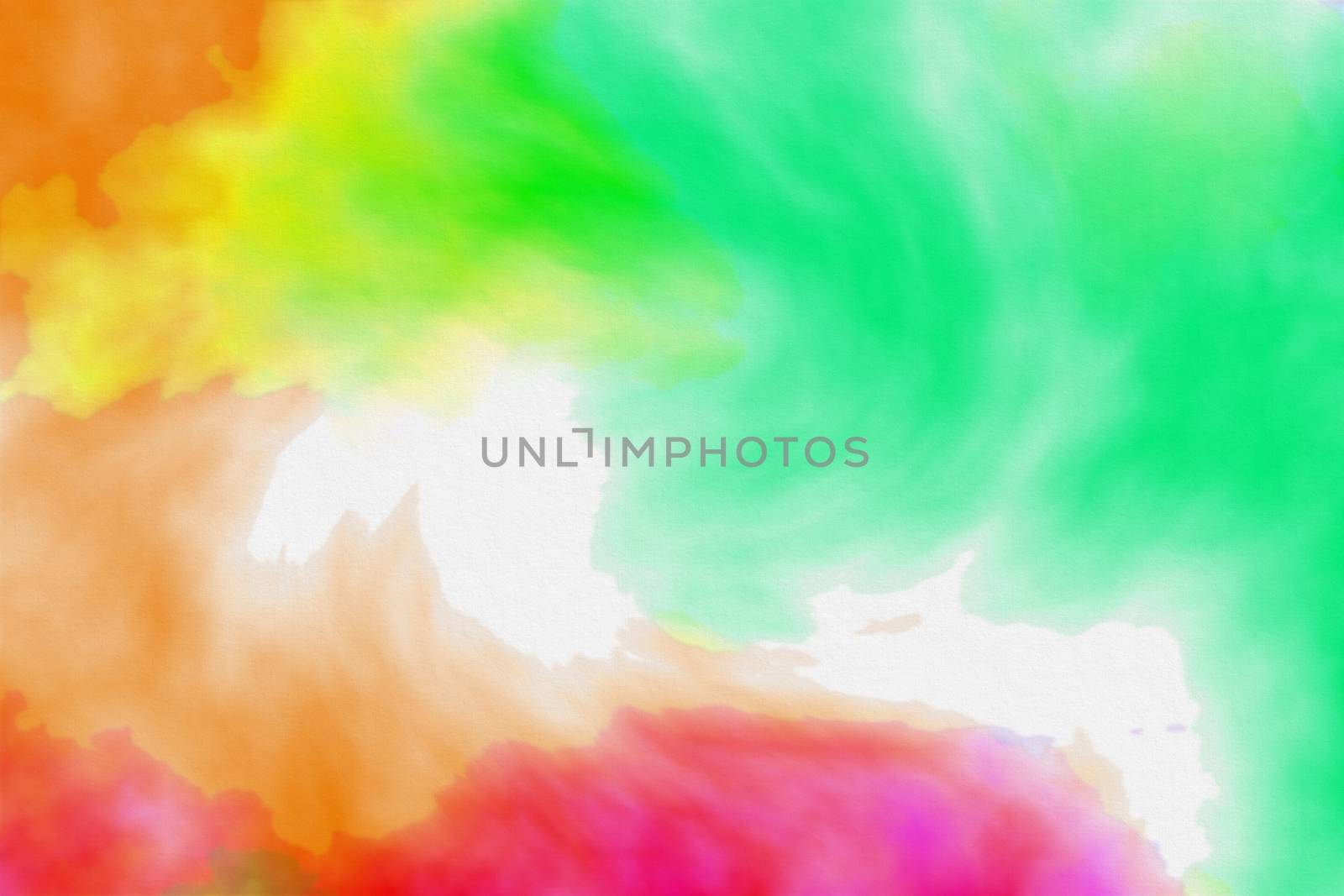Green watercolor paper texture background