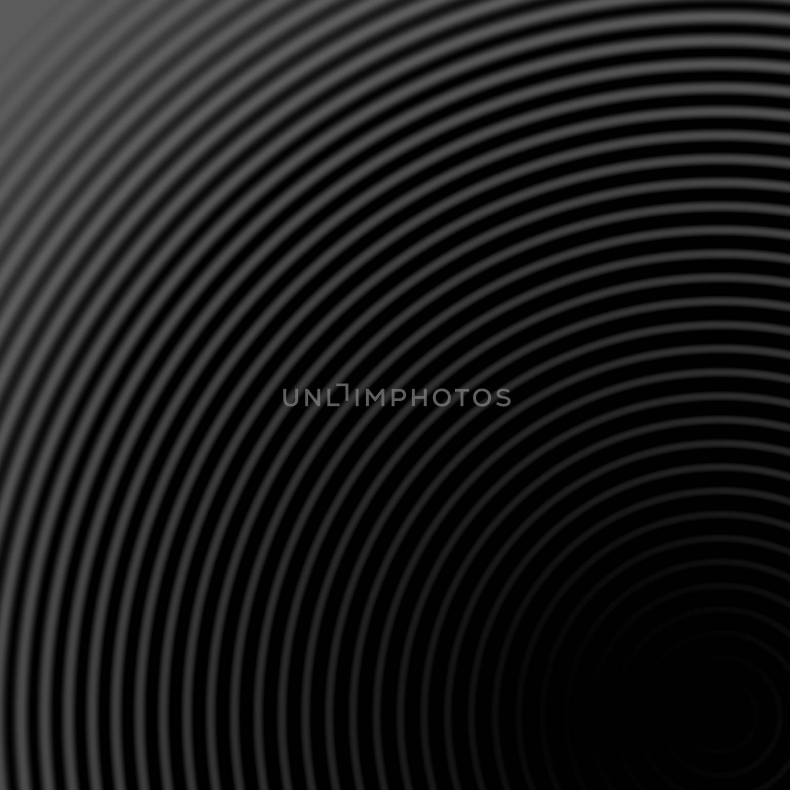 Abstract sound waves effect white color on black background