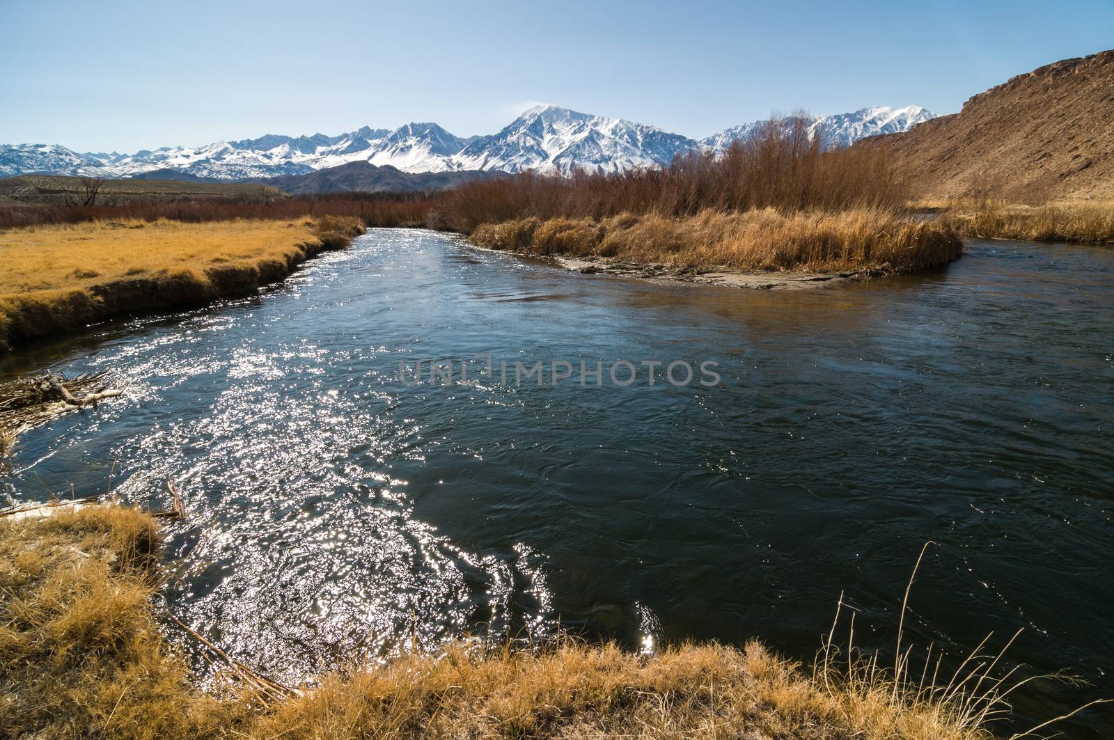 Owens river in Inyo County, California by Njean