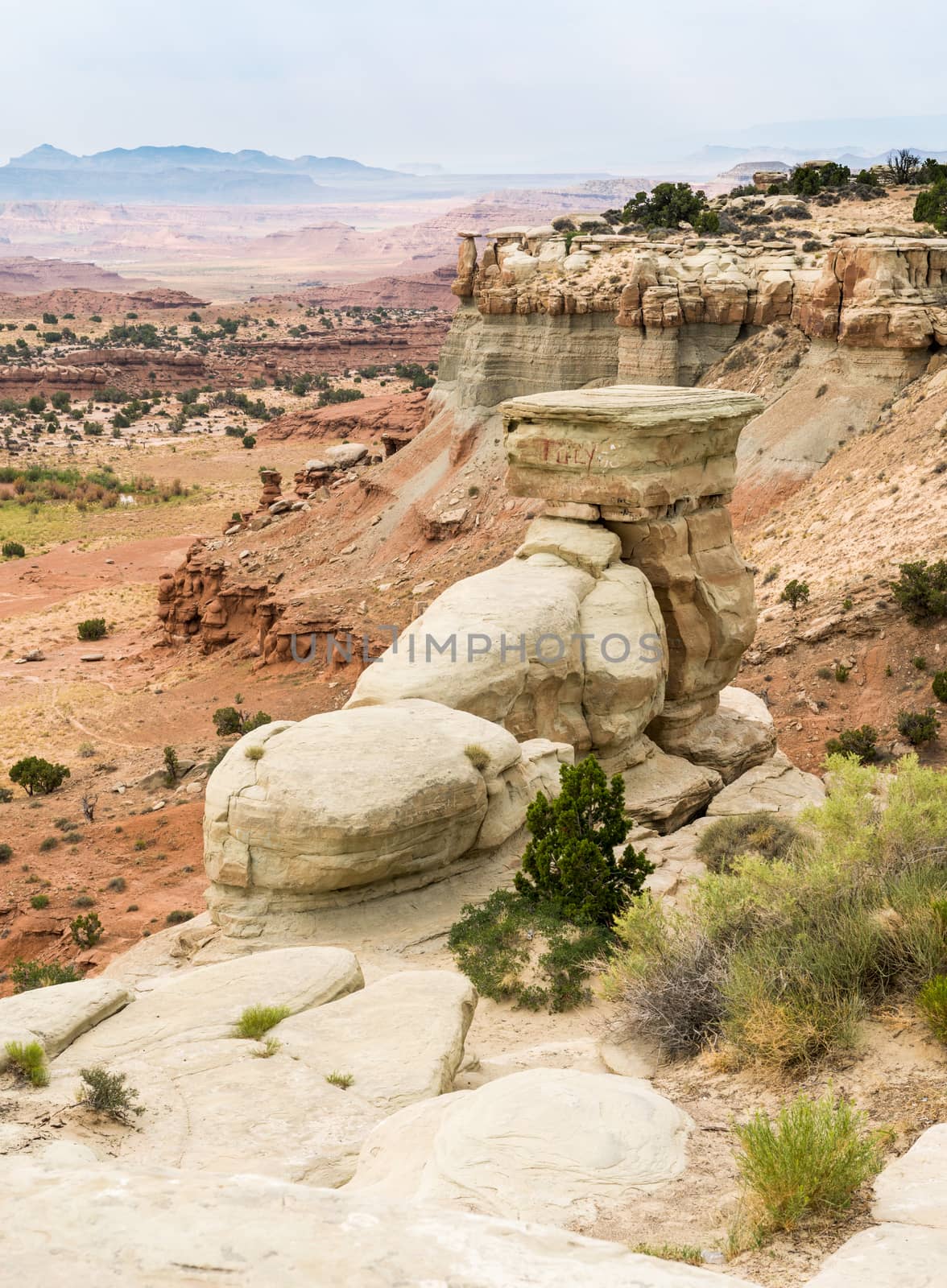 Cliffs in the San Rafael Swell in Utah off I-70 by Njean