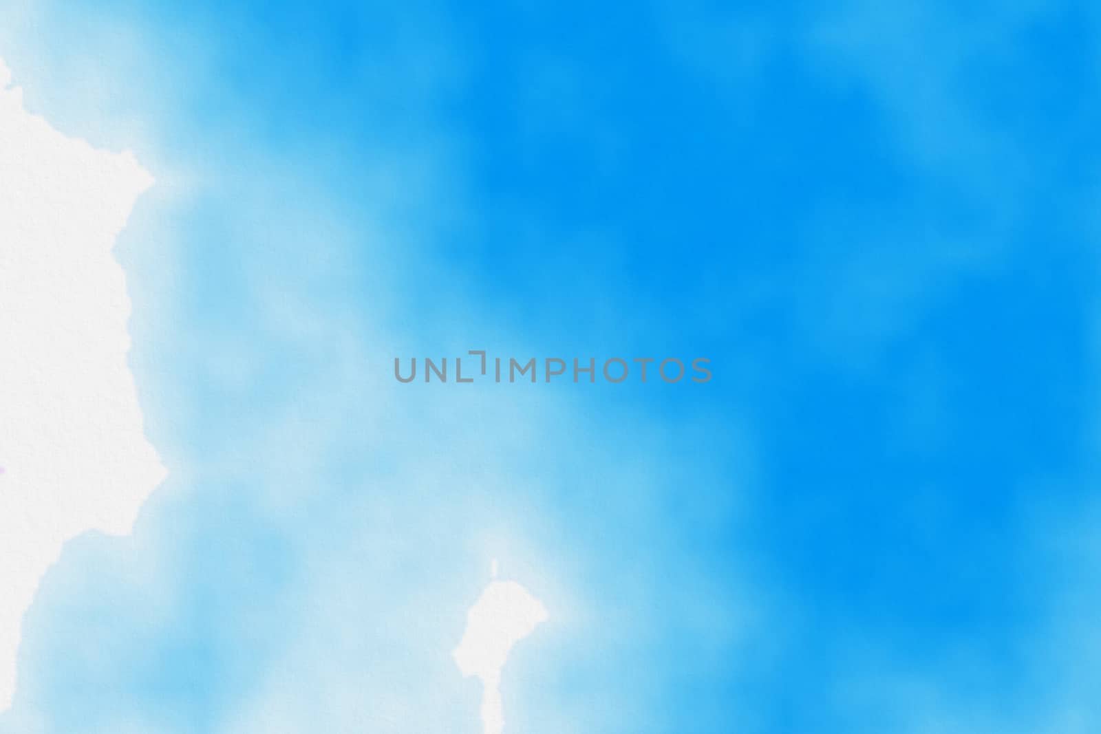 Paint watercolor sky and clouds, abstract background