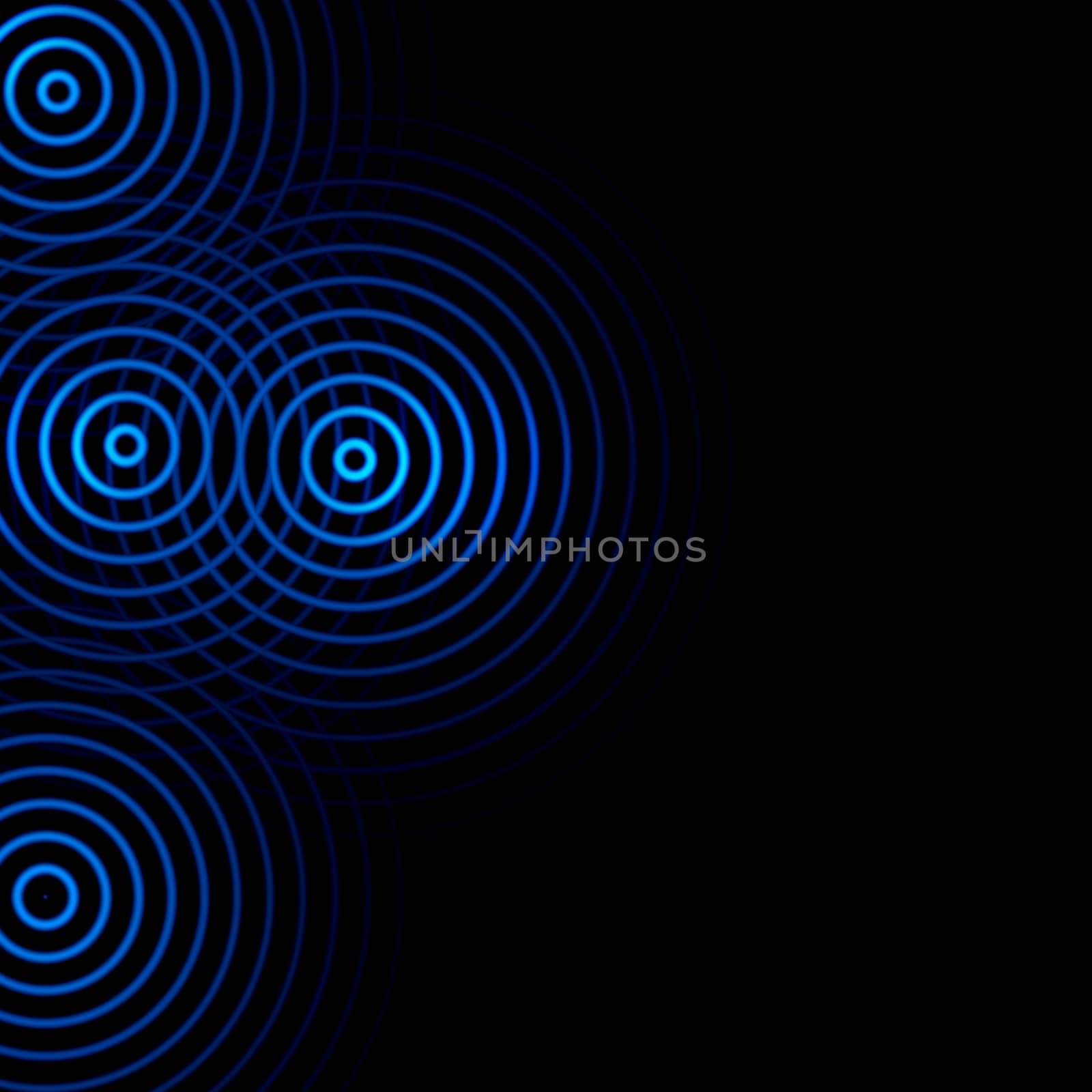 Abstract circle vortex dark blue background