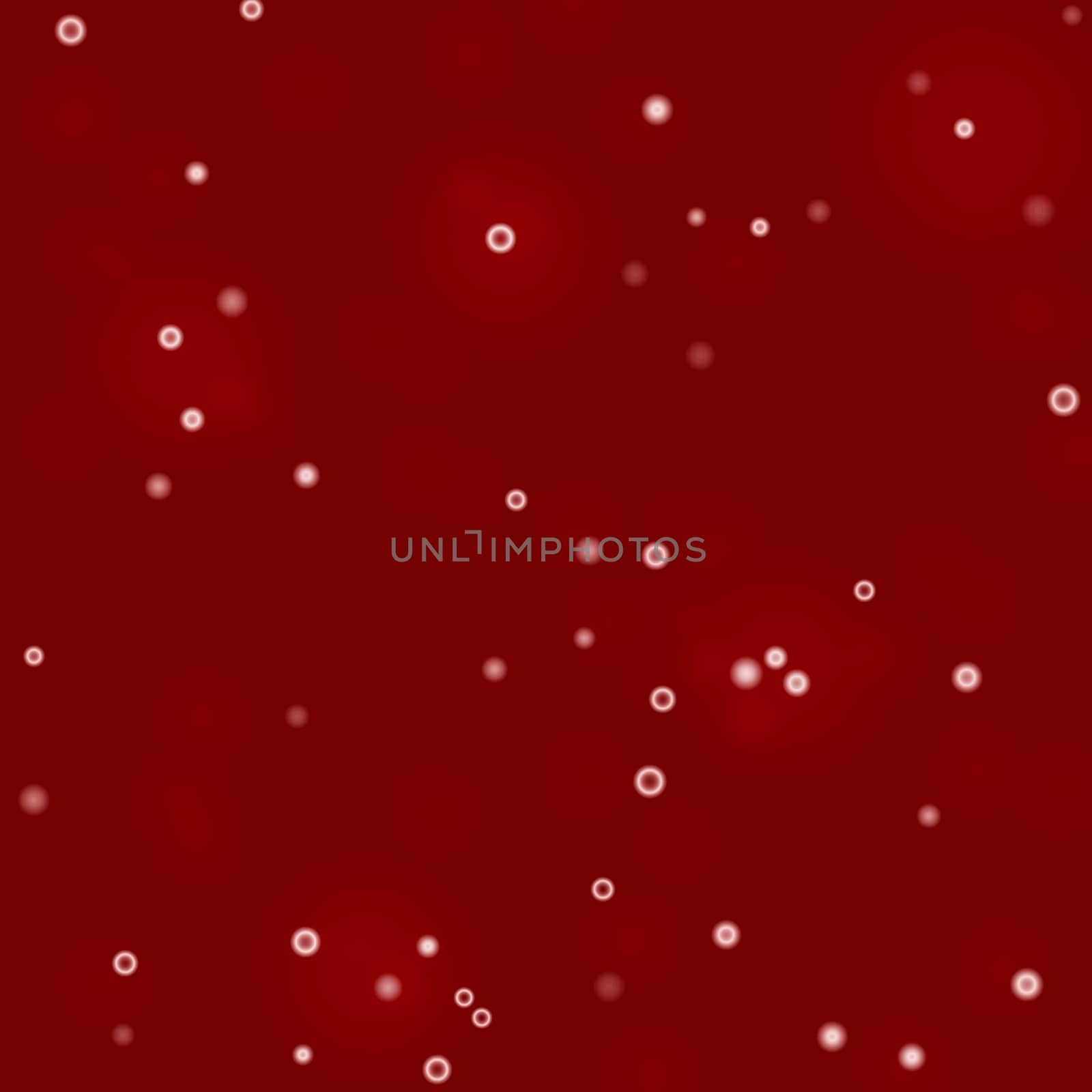 Red juice and small bubbles, abstract background