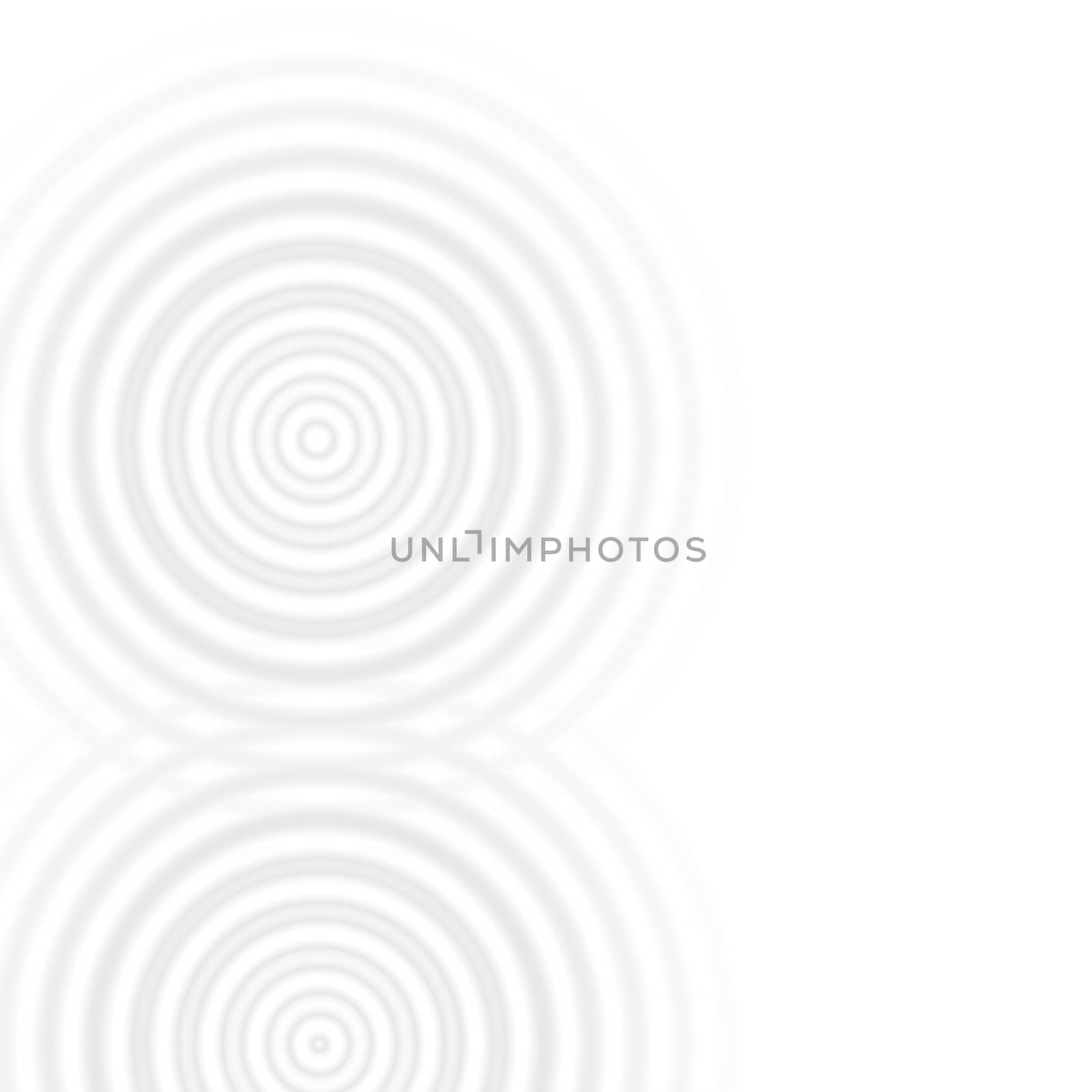White circle spin effect, abstract background