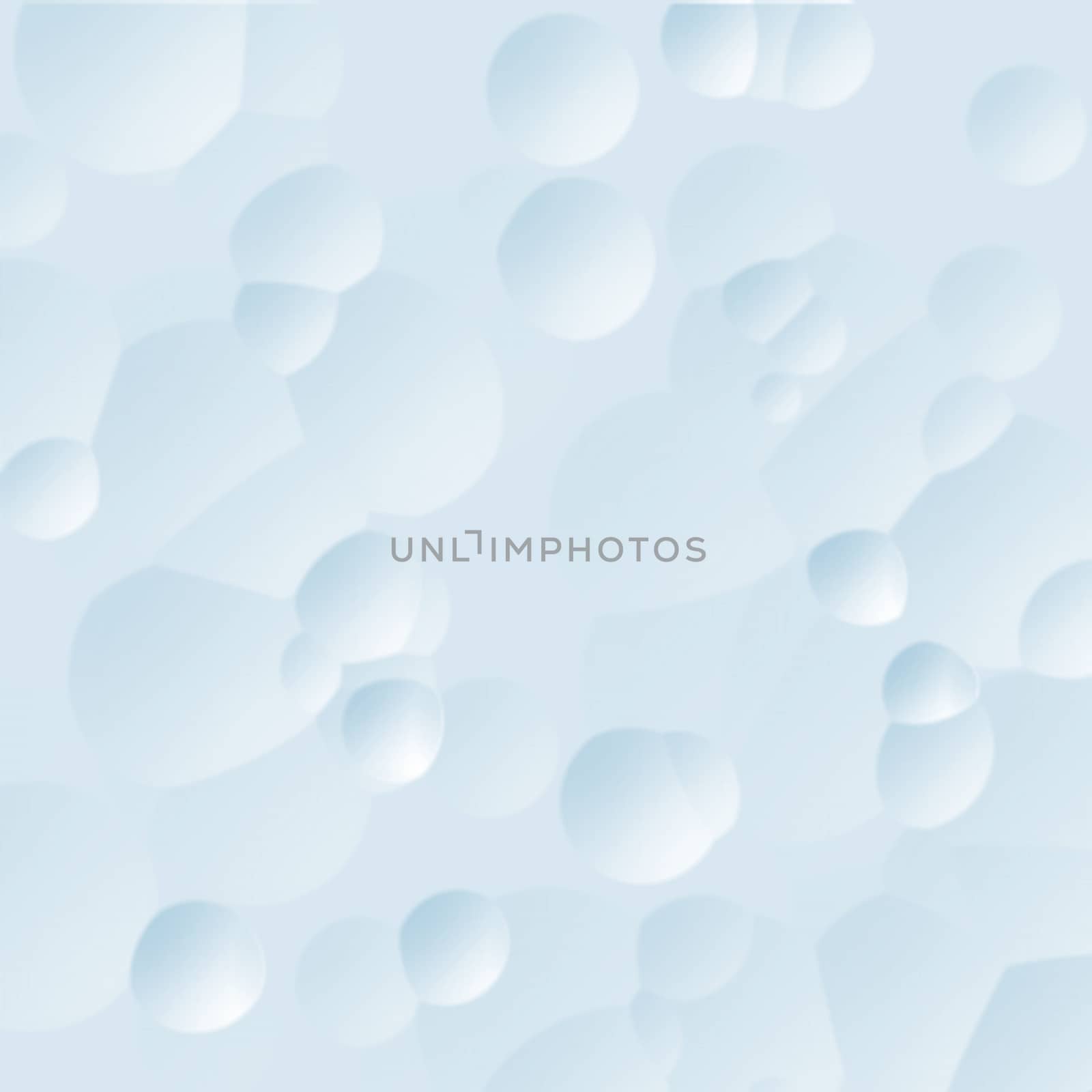 Abstract blue light bubble or dot pattern, soft background