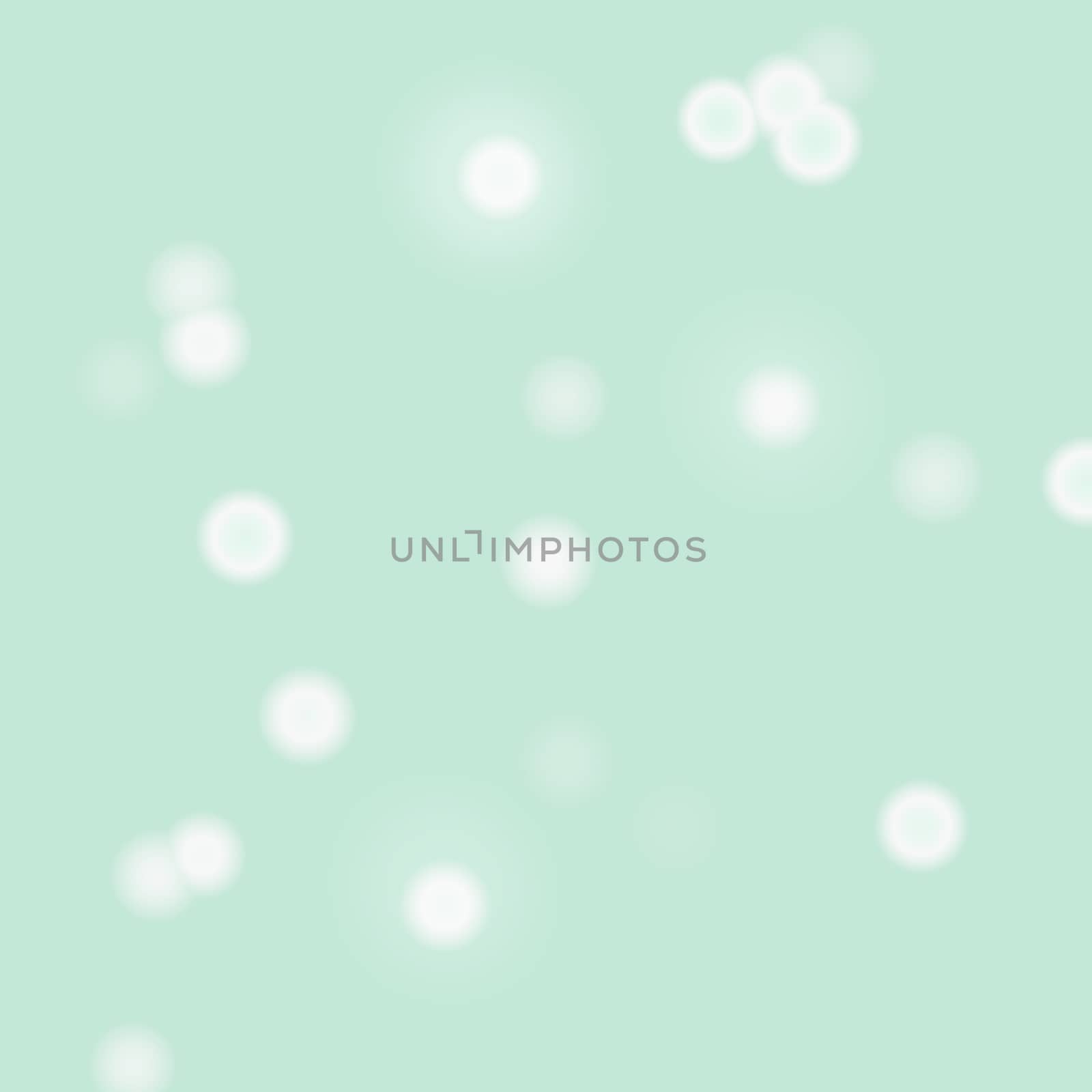 Abstract bokeh green light effect, soft background