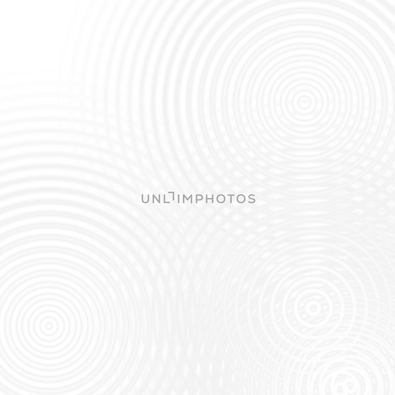 Abstract sound waves oscillating white light, circle spin soft background
