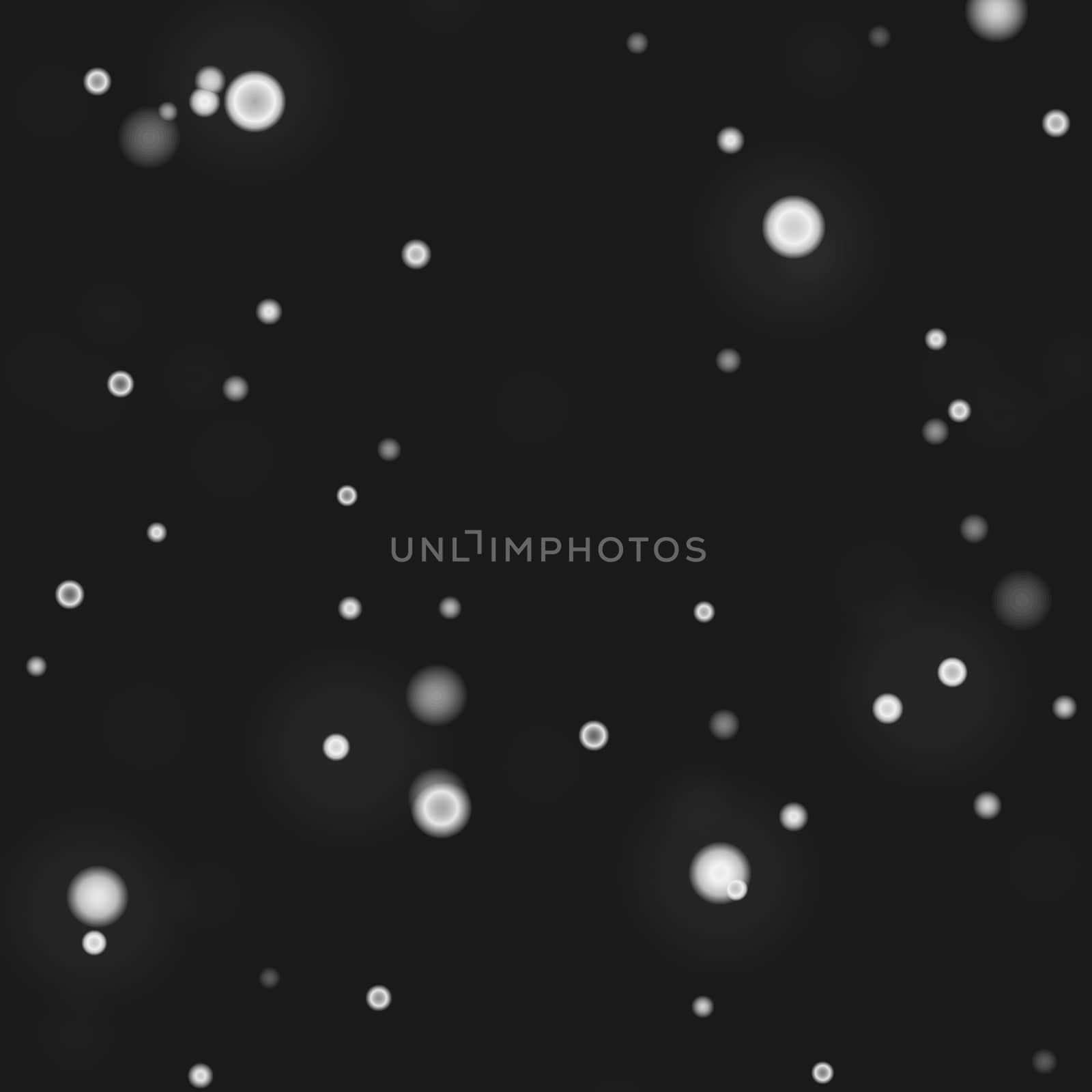 Dark gray water and small bubbles, abstract background