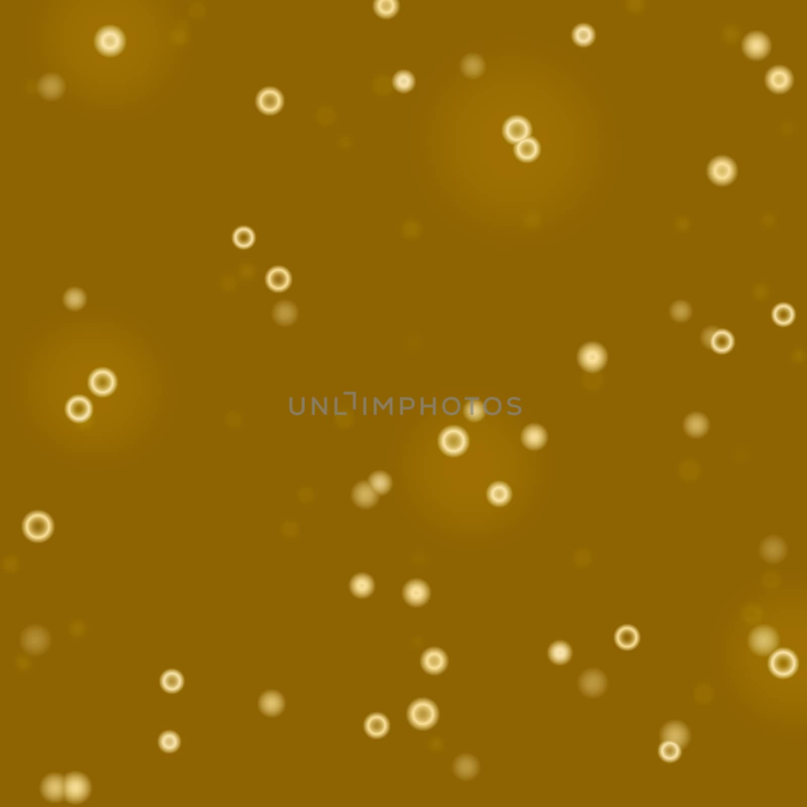 Brown beer and small bubbles, abstract background