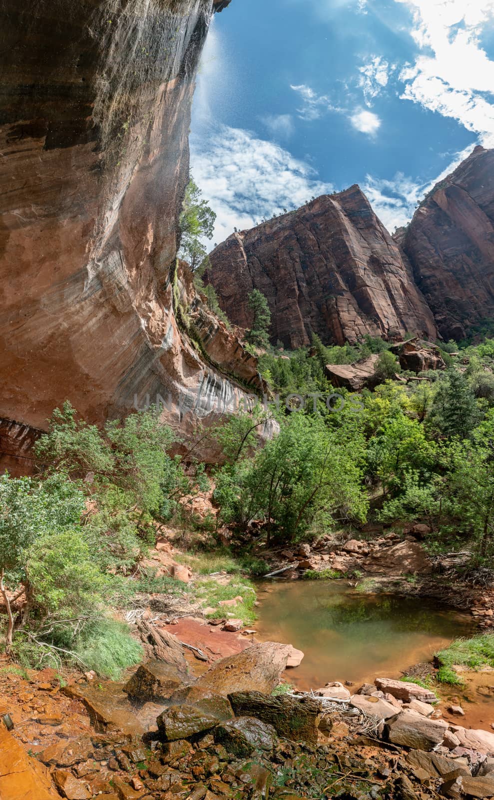 Emerald Pools Trail in Zion National Park, Utah