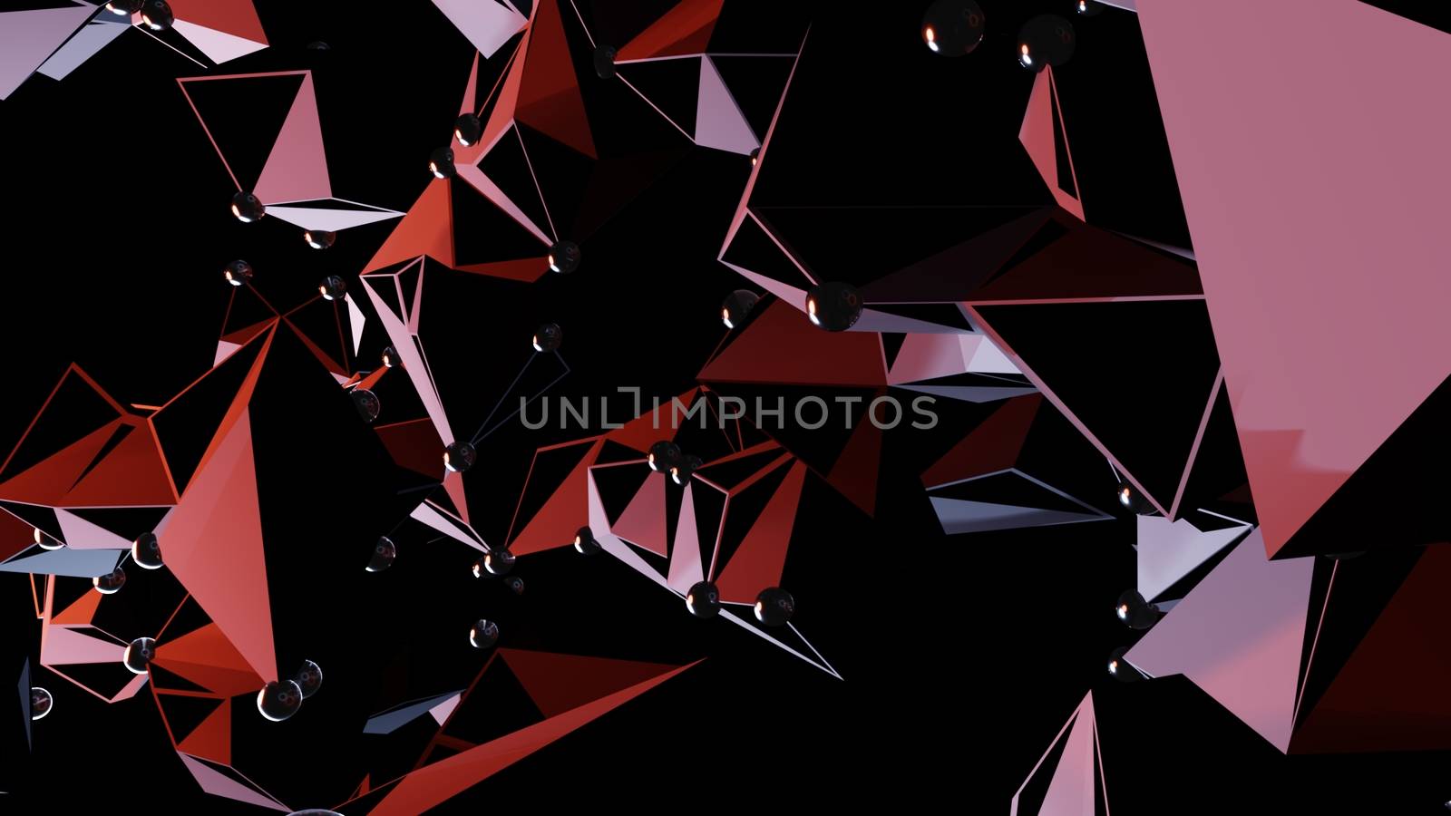 Big Data Abstract Background. 3d Illustration by cherezoff