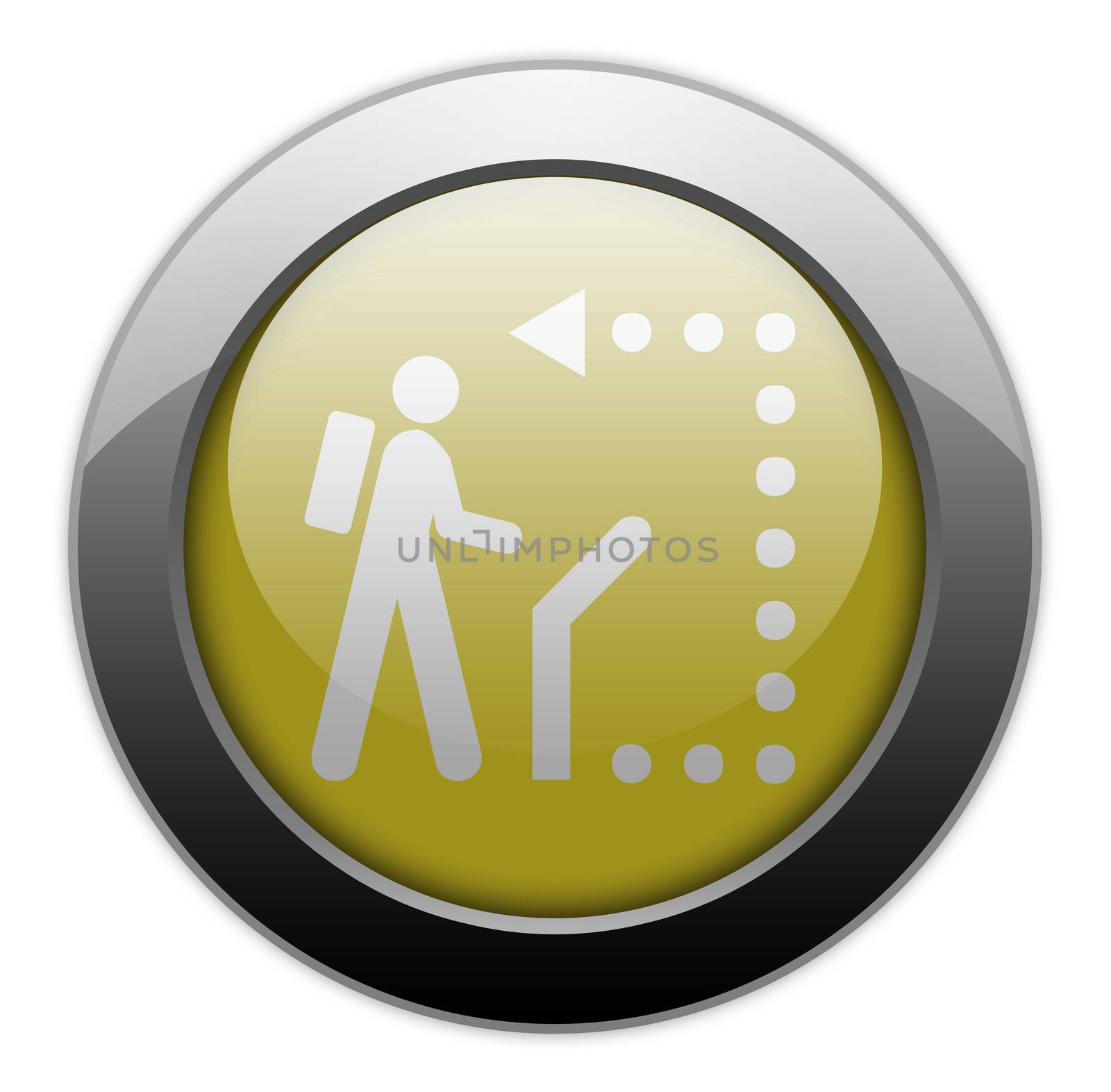Icon, Button, Pictogram Self-Guiding Trail by mindscanner