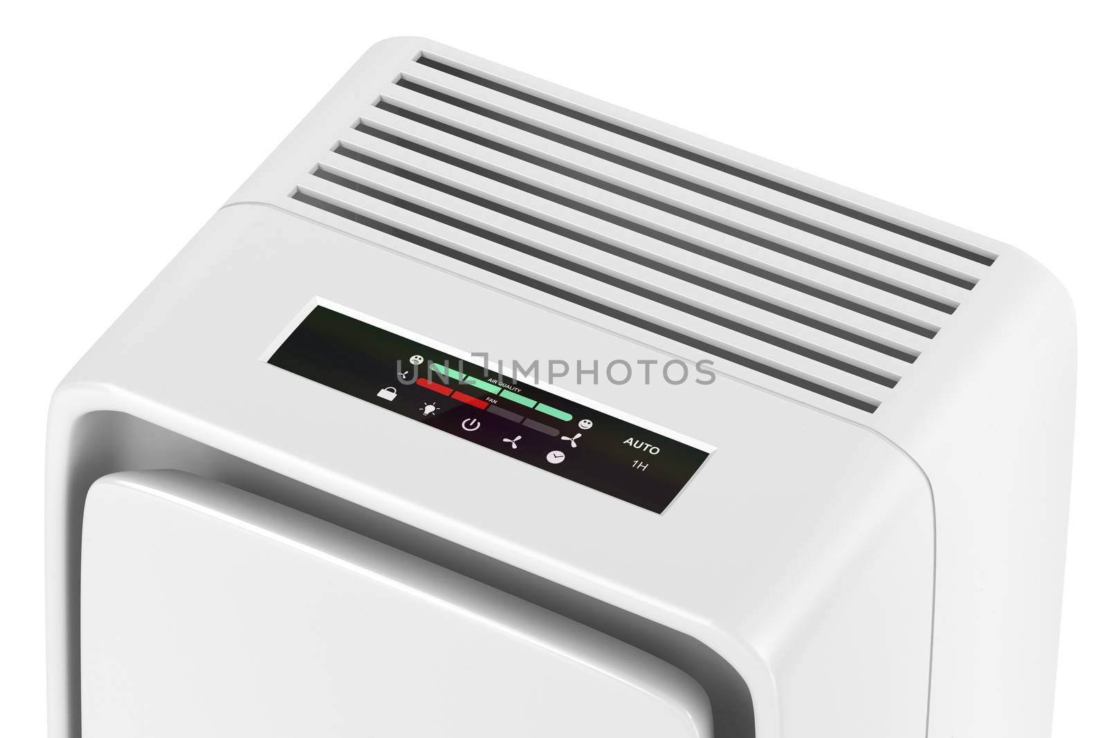 Details of control panel of electric air purifier