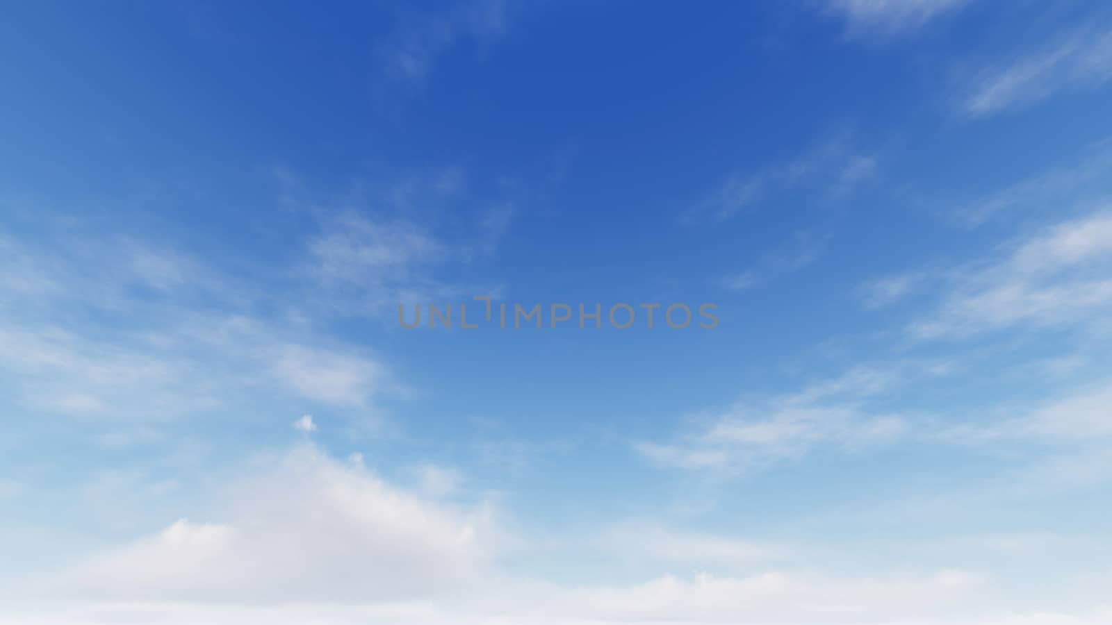 Cloudy blue sky abstract background, blue sky background with tiny clouds, 3d rendering

