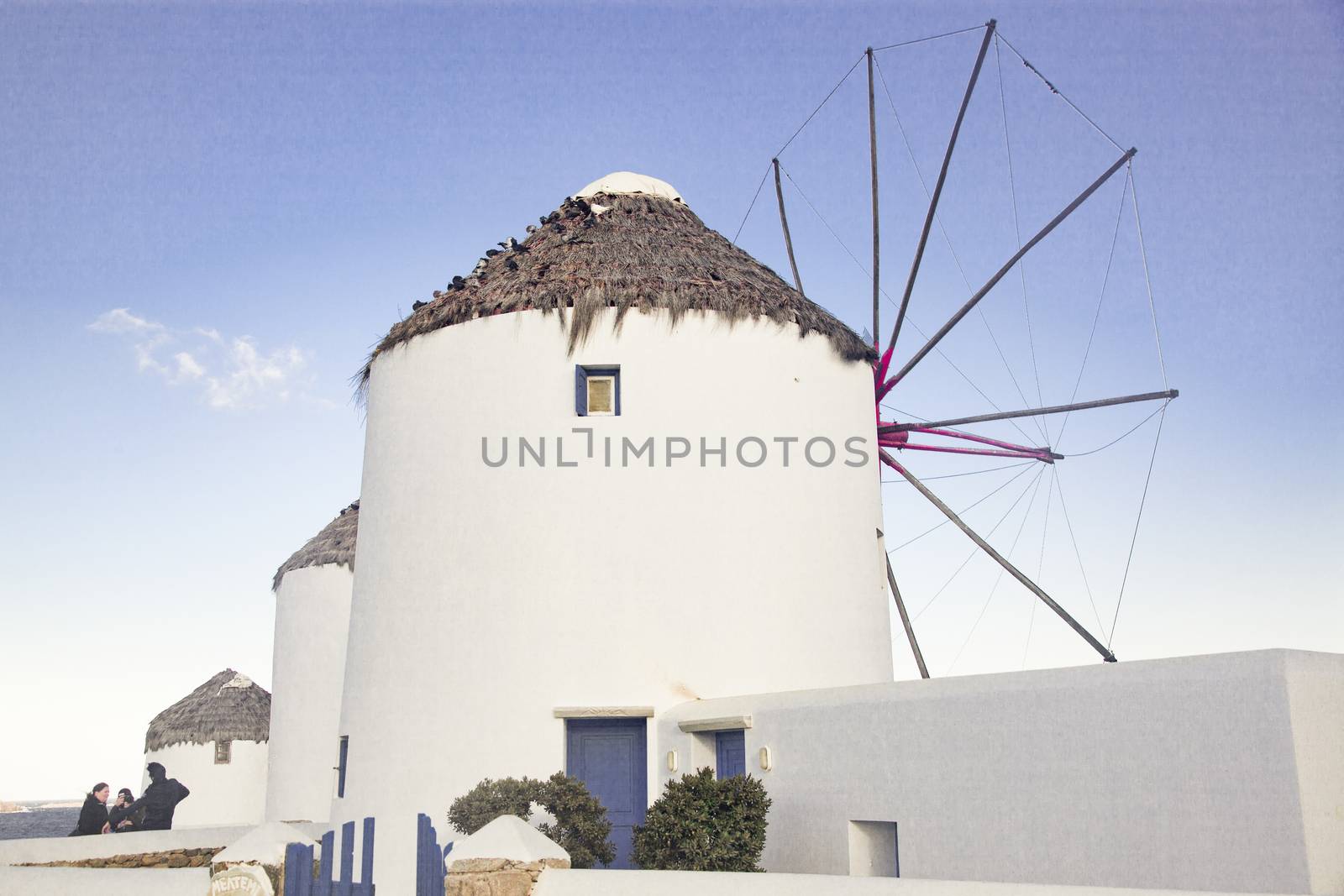 bonis windmill  Mykonos  Greece