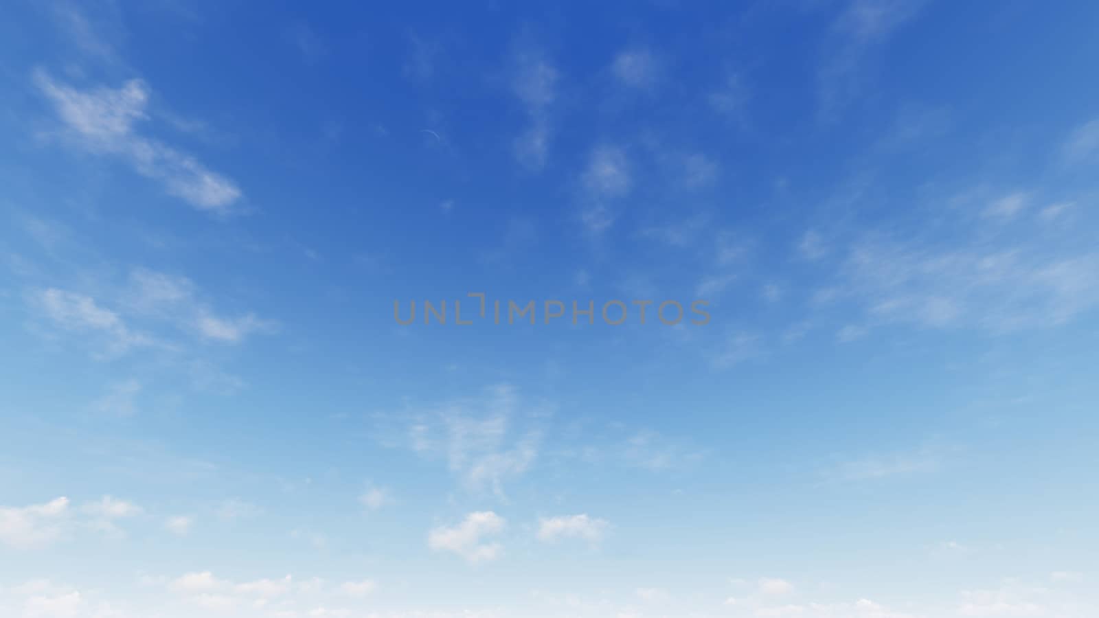 Cloudy blue sky abstract background, blue sky background with tiny clouds, 3d rendering

