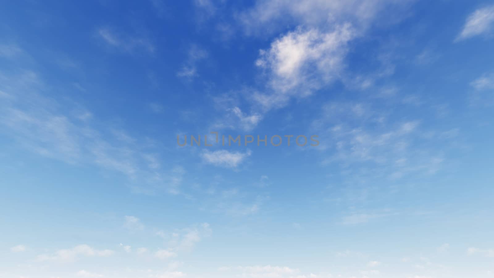 Cloudy blue sky abstract background, blue sky background with tiny clouds, 3d rendering

