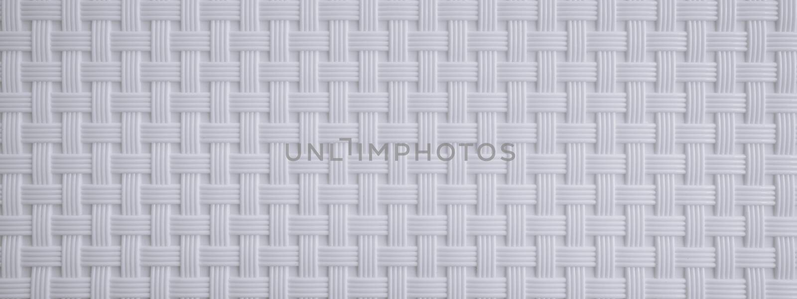 Texture of white weave background. by gutarphotoghaphy