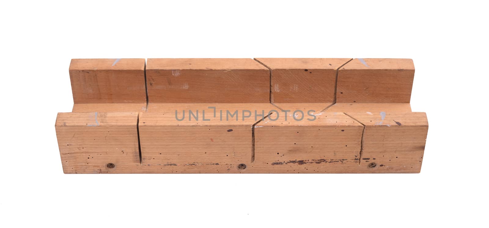 Miter box, isolated on a white background