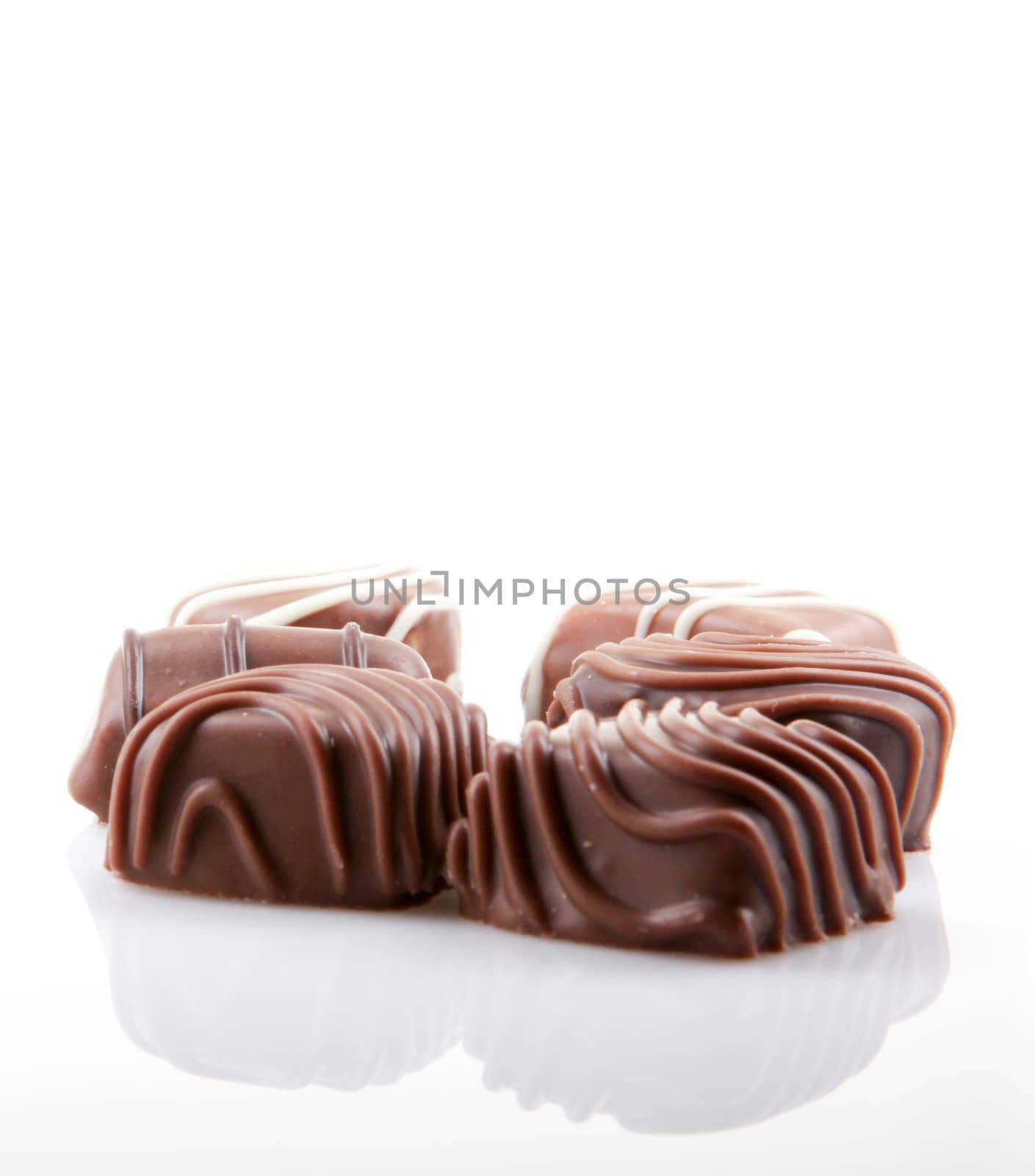 Chocolate isolated on a white background by nenovbrothers