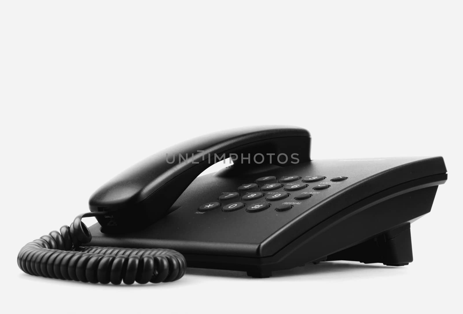 Telephone Isolated On White Background by nenovbrothers