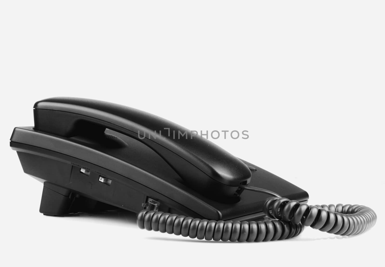 Telephone Isolated On White Background by nenovbrothers