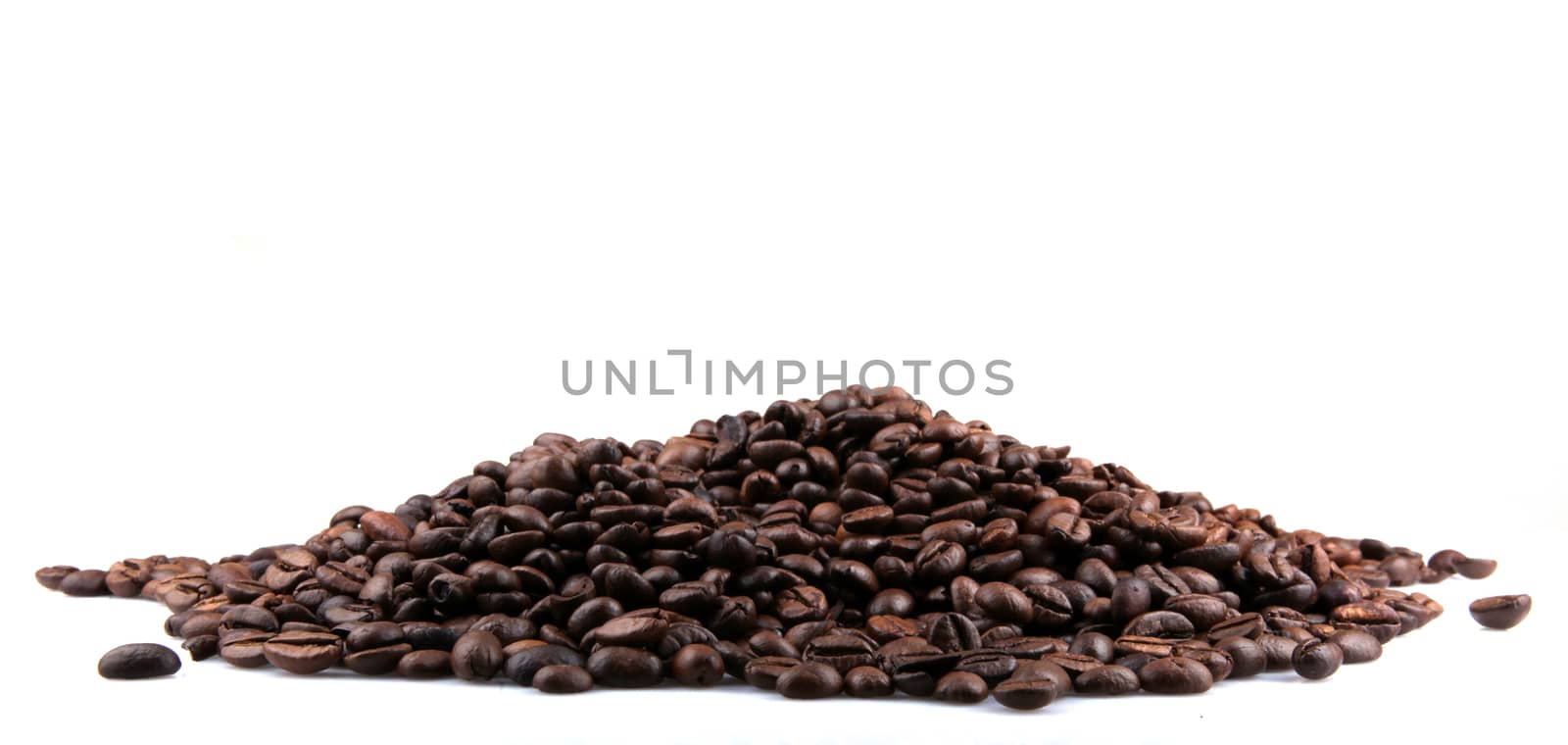 Coffee Beans isolated on white by nenovbrothers