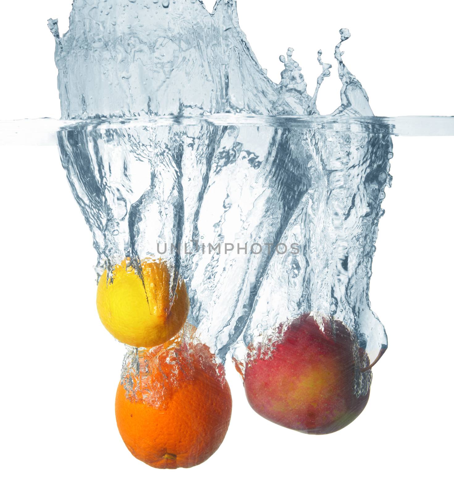 fruits in water  by pioneer111