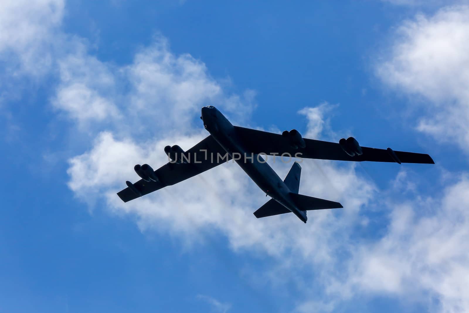 Bomber B-52. B-52 Stratofortress. International Military Training "Saber Strike 2017", Adazi, Latvia, from 3 to 15 June 2017. US Army Europe-led annual International military exercise Saber Strike Field Training Exercise in Latvia.