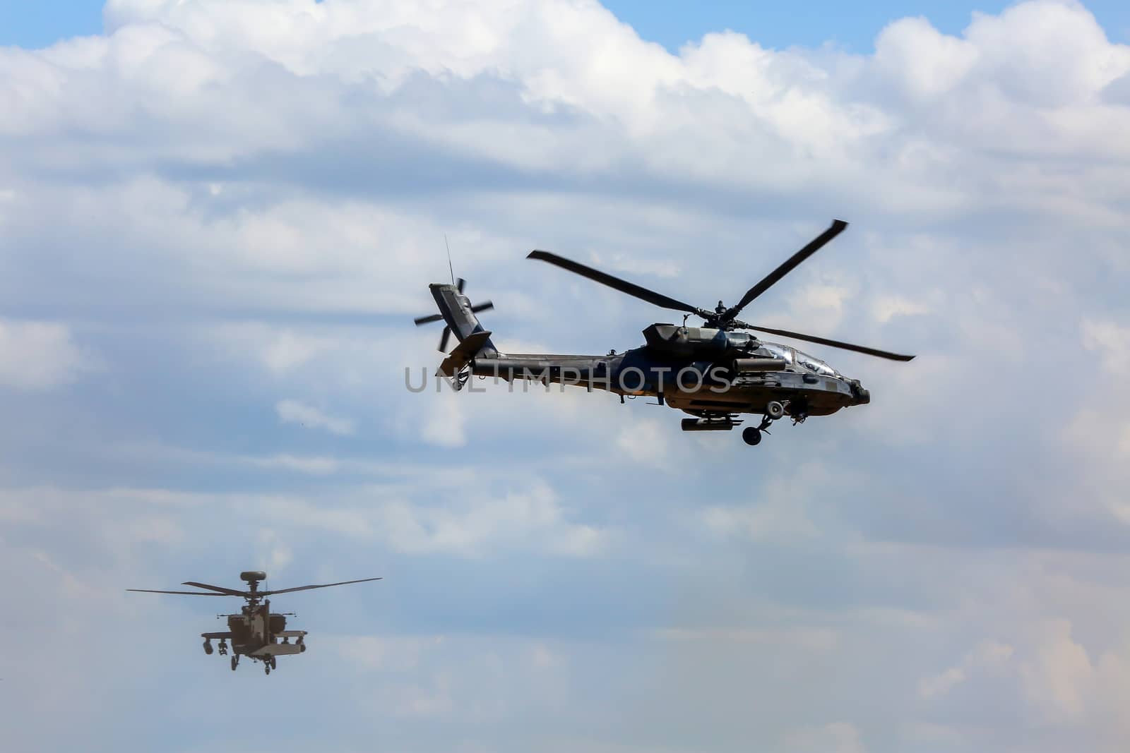 UH-60 Blackhawk and Apache. International Military Training "Saber Strike 2017", Adazi, Latvia, from 3 to 15 June 2017. US Army Europe-led annual International military exercise Saber Strike Field Training Exercise in Latvia.