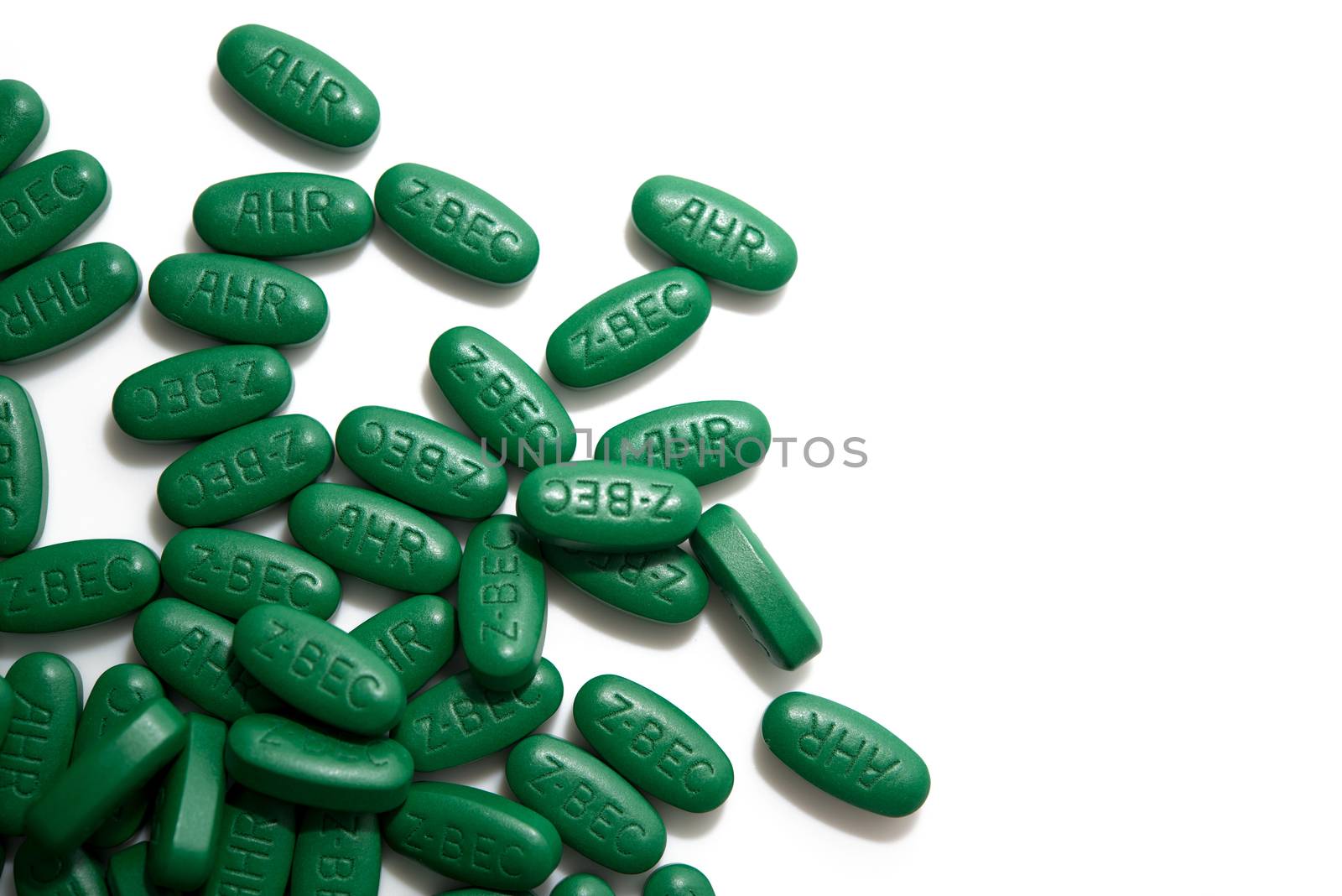 green tablets vitamins by antpkr