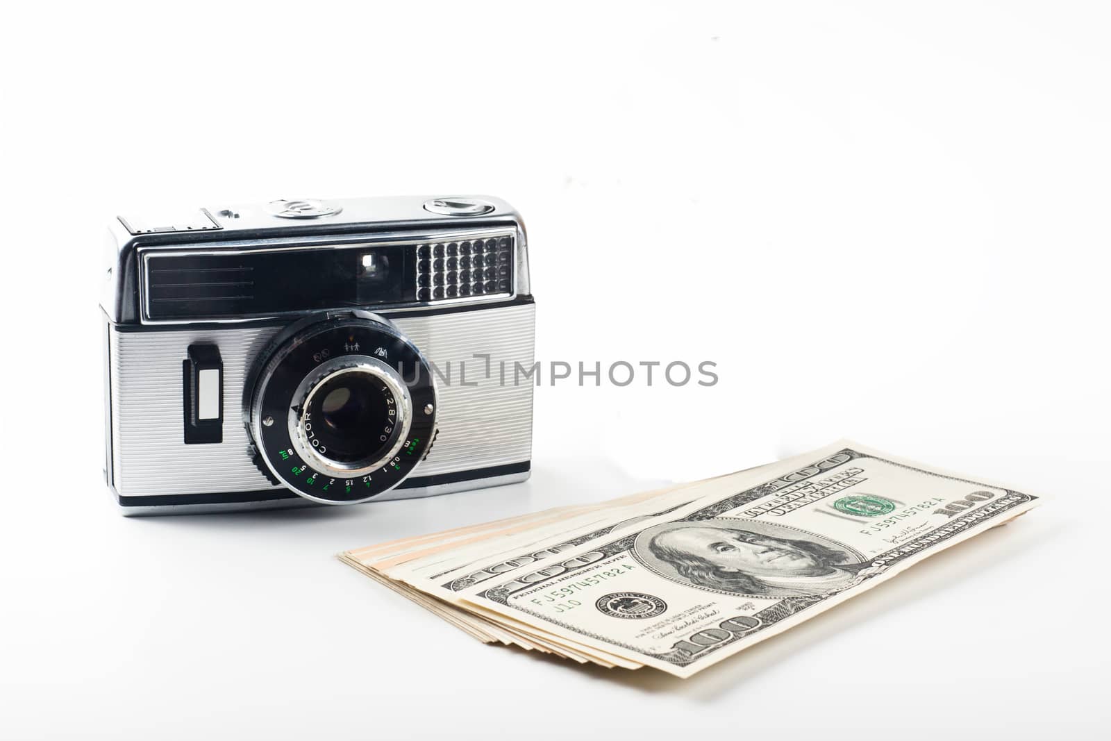 dollars old camera and a globus travel destinations