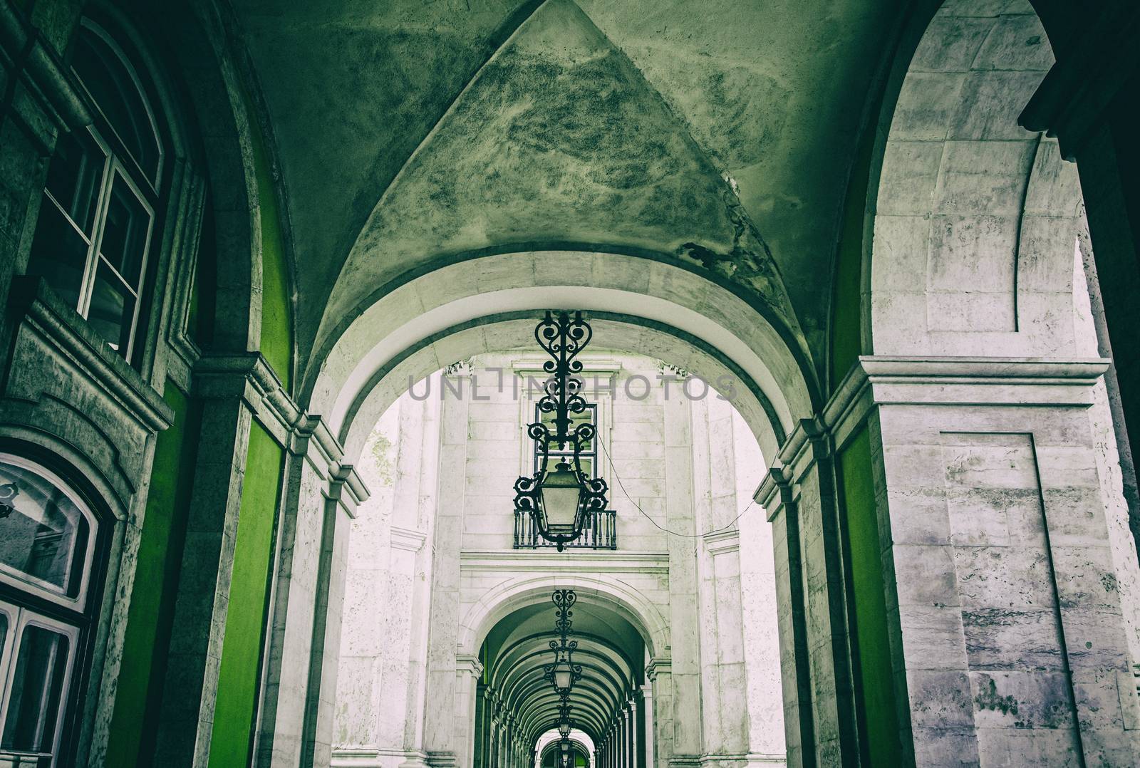 Ancient arches in Lisbon by esebene