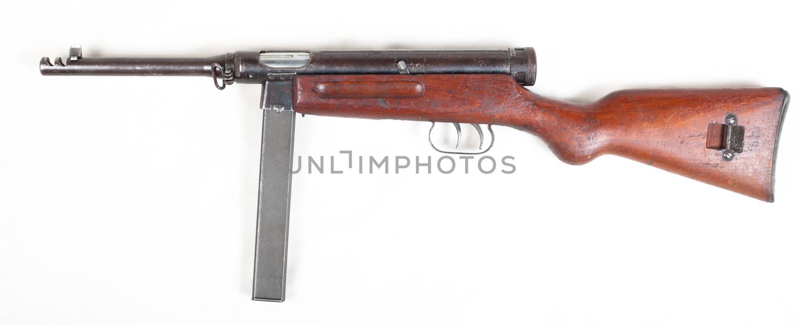 old submachine gun by orcearo