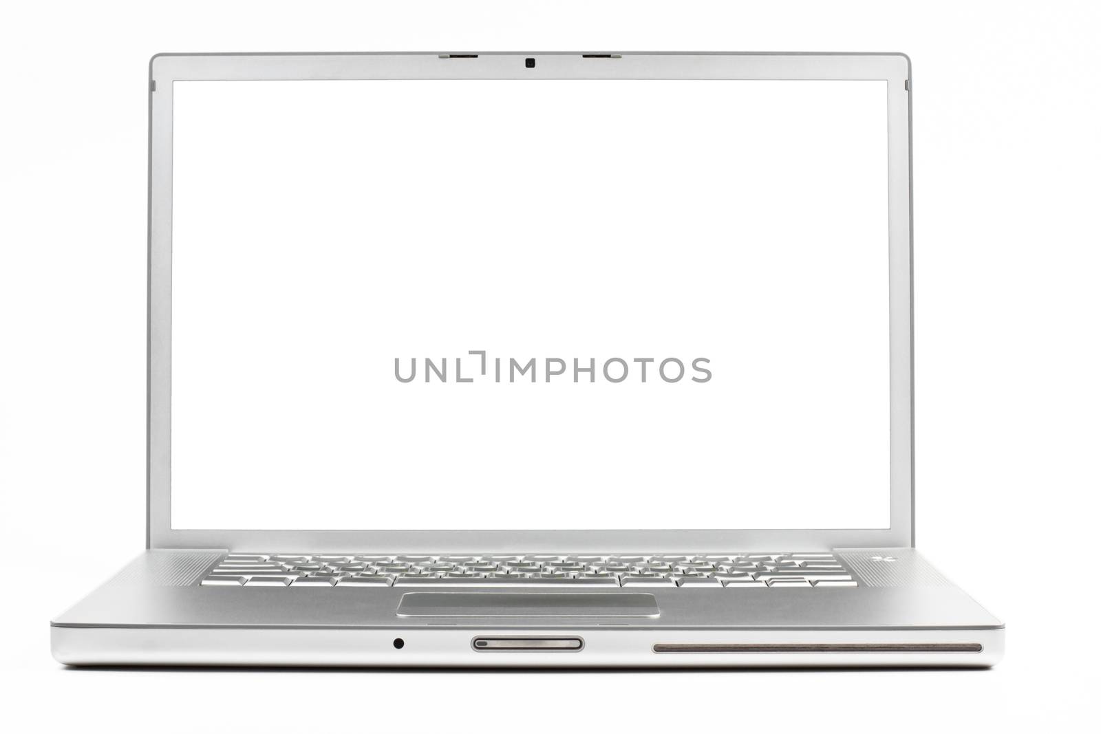 silver laptop  by orcearo