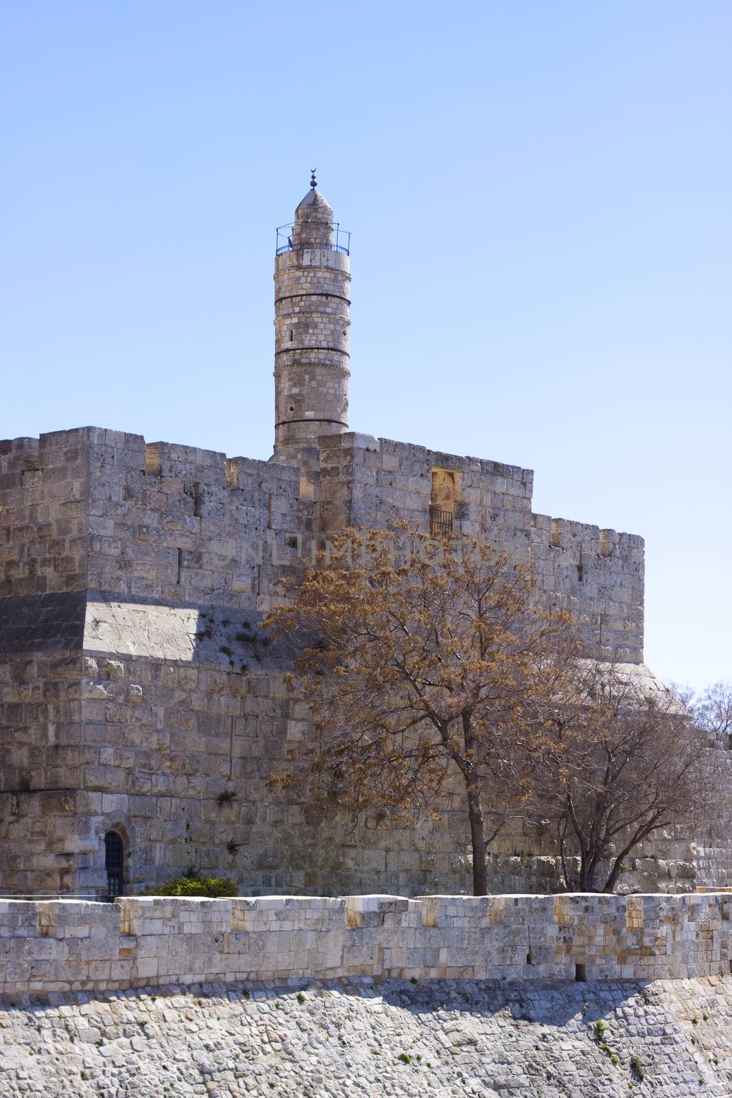 david tower in jerusalem old city outer wall