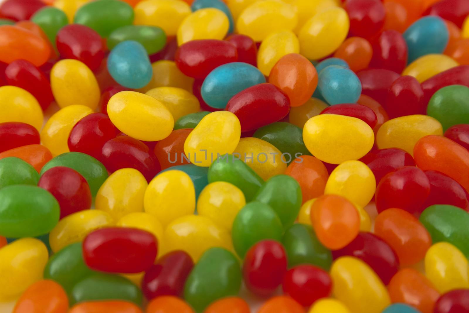 round shape multi colored candy pile 