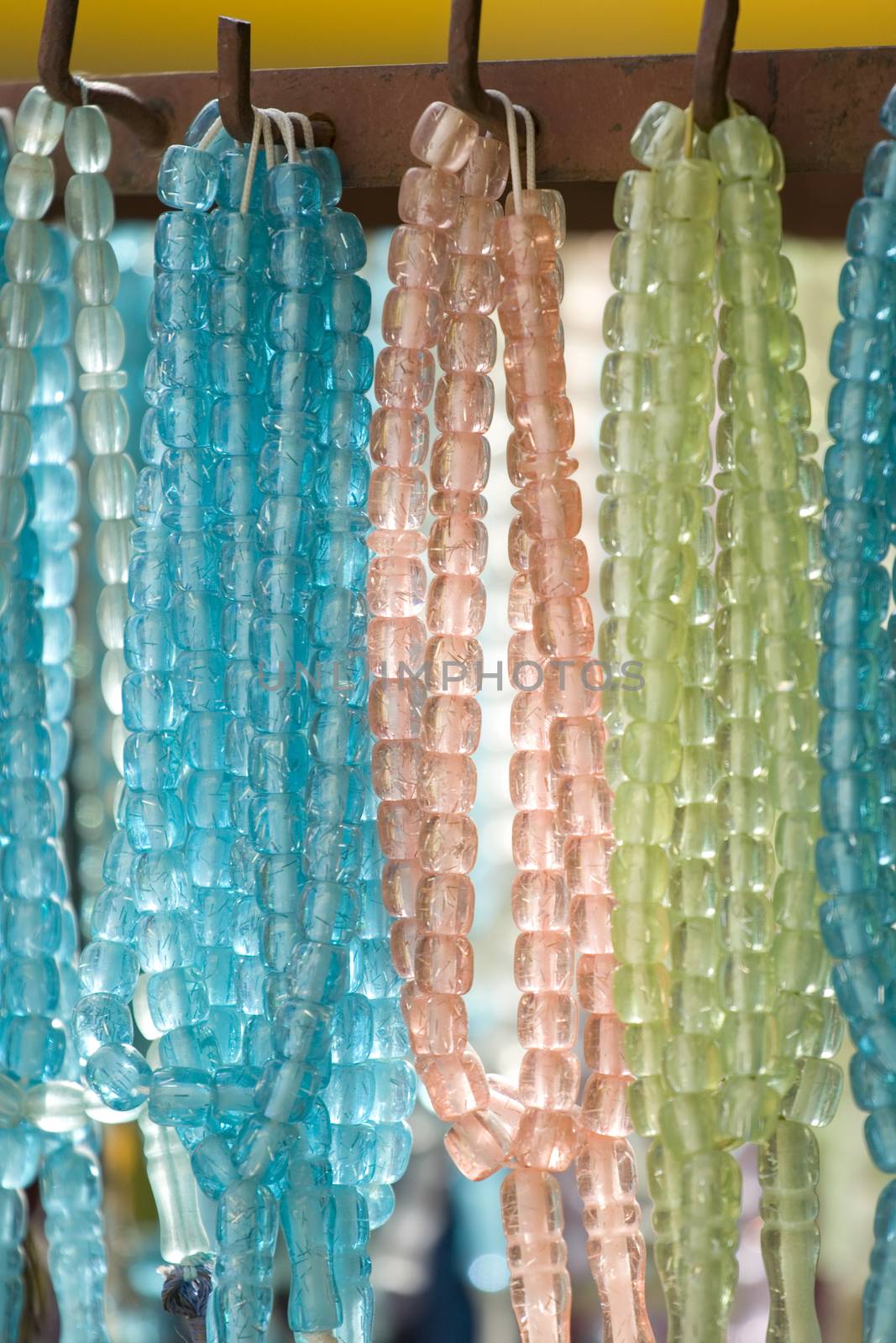 colored bead's on hooks