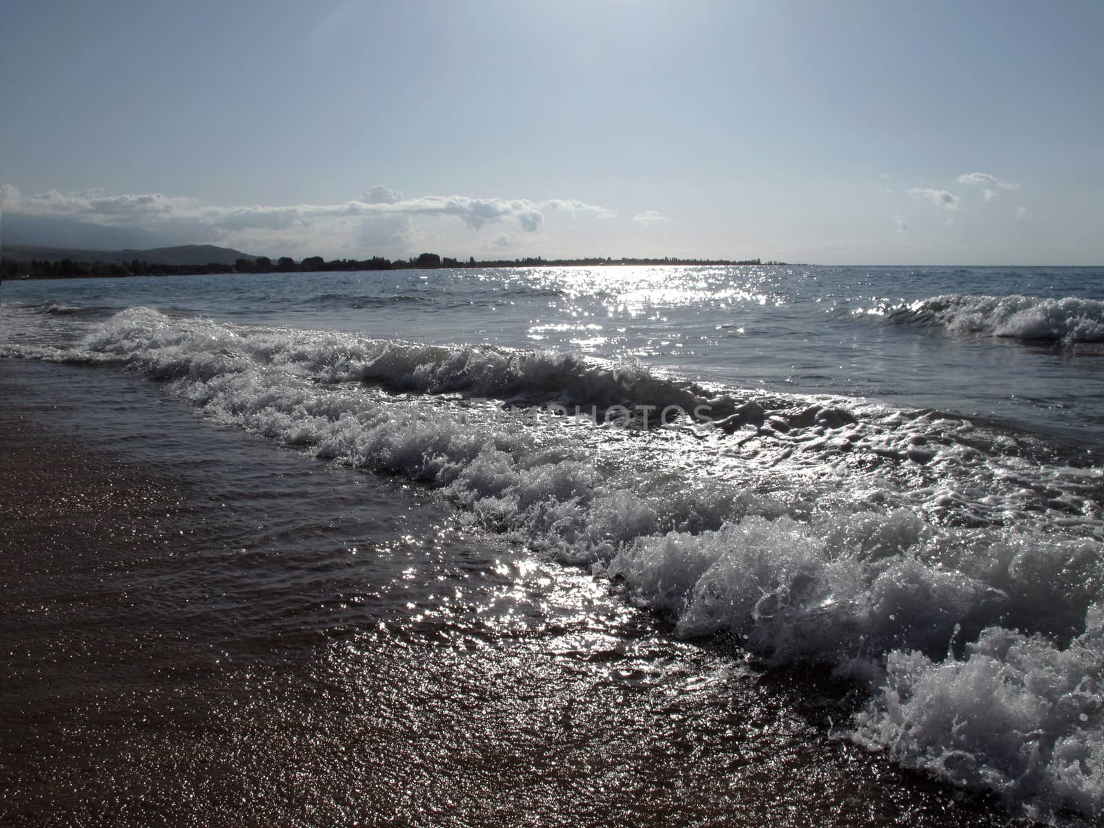 little storm in the morning at sea by flydre