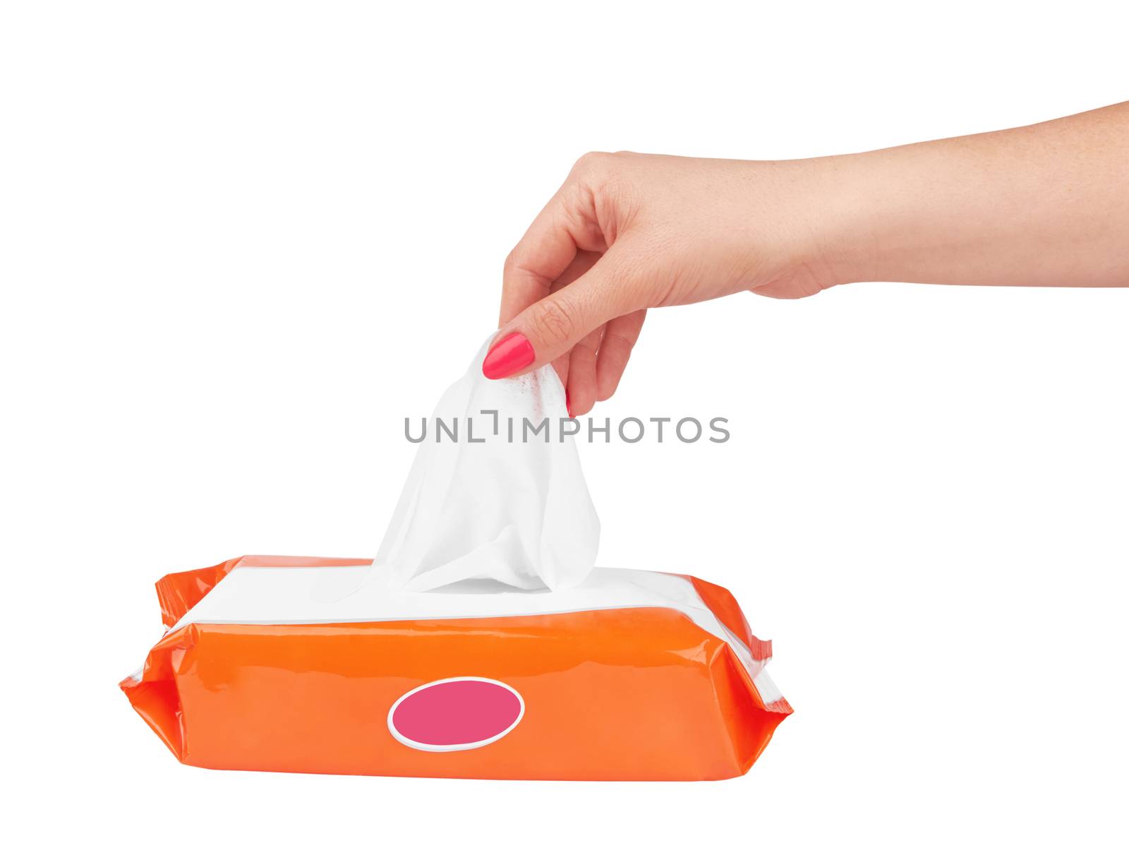 Tissue box isolated on a white background 