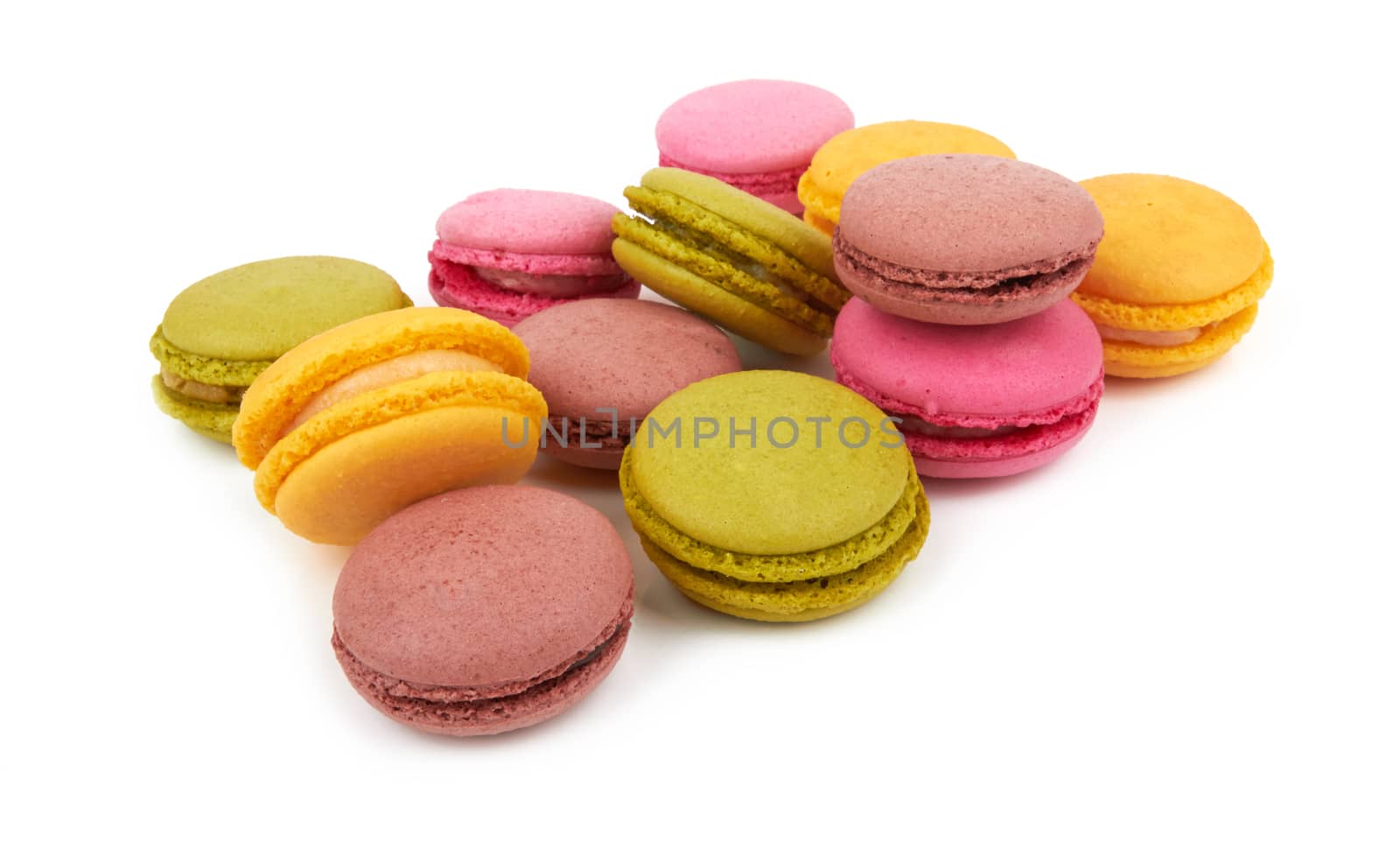 french colorful macarons by pioneer111